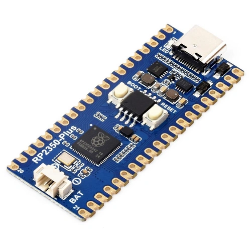 Waveshare RP2350-Plus Mikrocontroller, Dual-Core Cortex-M33, RISC-V, USB-C, 150 MHz - Flash-Speicher: 16 MB - Ausführung: Ohne Header Waveshare RP2350-Plus Mikrocontroller, Dual-Core Cortex-M33, RISC-V, USB-C, 150 MHz - Flash-Speicher: 16 MB - Ausführung: Ohne Header