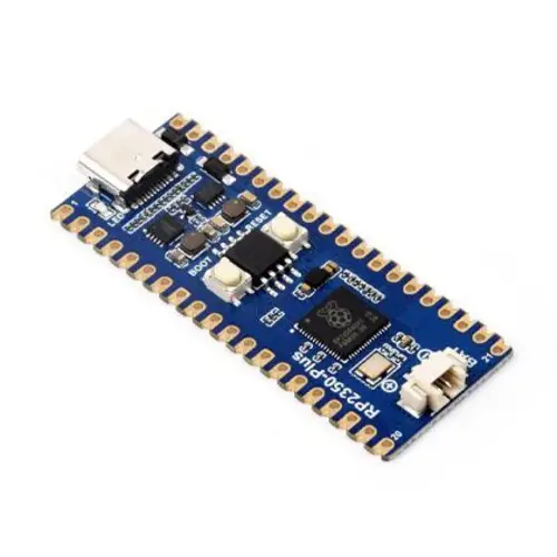Waveshare RP2350-Plus Mikrocontroller, Dual-Core Cortex-M33, RISC-V, USB-C, 150 MHz - Flash-Speicher: 16 MB - Ausführung: Ohne Header Waveshare RP2350-Plus Mikrocontroller, Dual-Core Cortex-M33, RISC-V, USB-C, 150 MHz - Flash-Speicher: 16 MB - Ausführung: Ohne Header