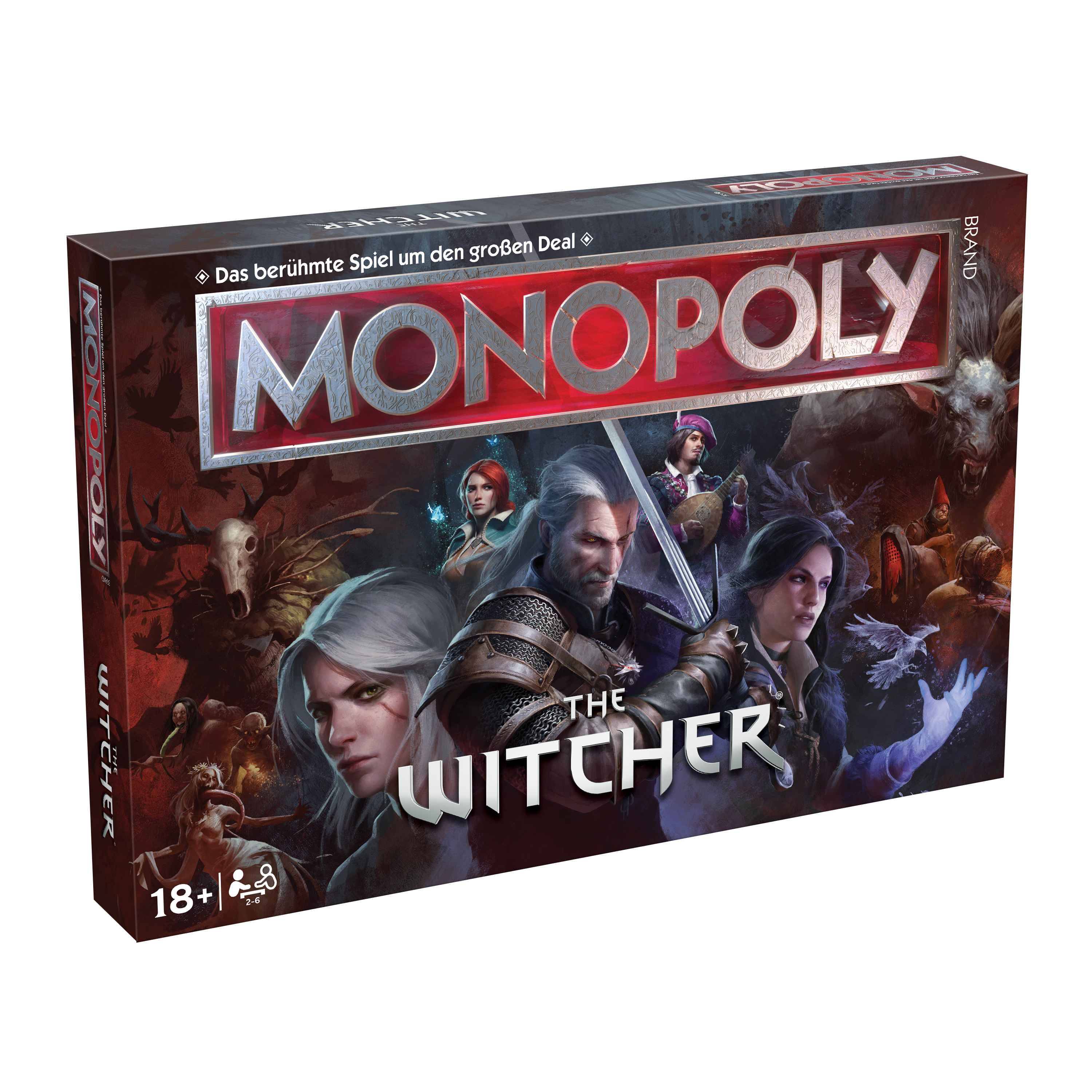 Monopoly - The Witcher Gesellschaftsspiel Brettspiel Spiel