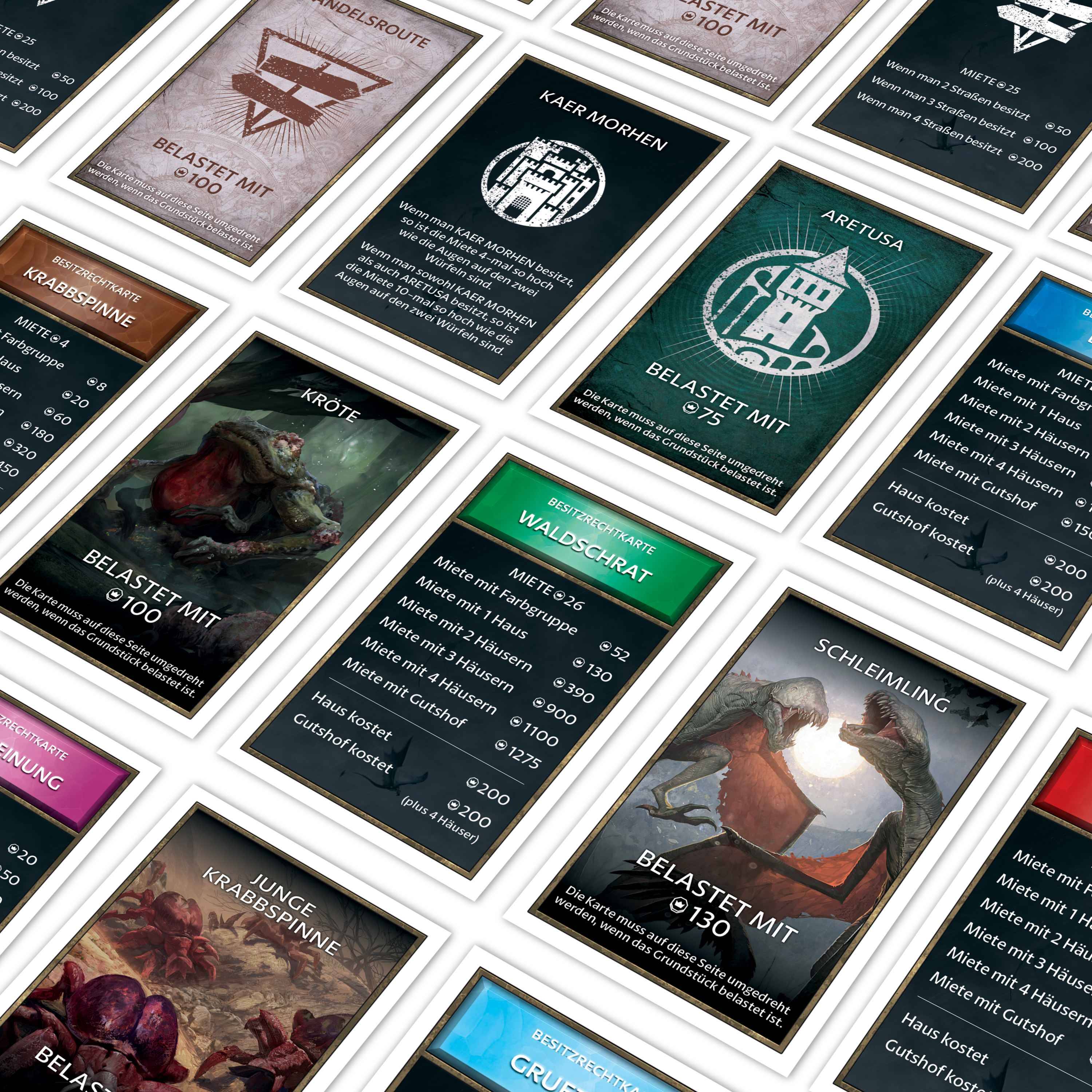 Monopoly - The Witcher Gesellschaftsspiel Brettspiel Spiel