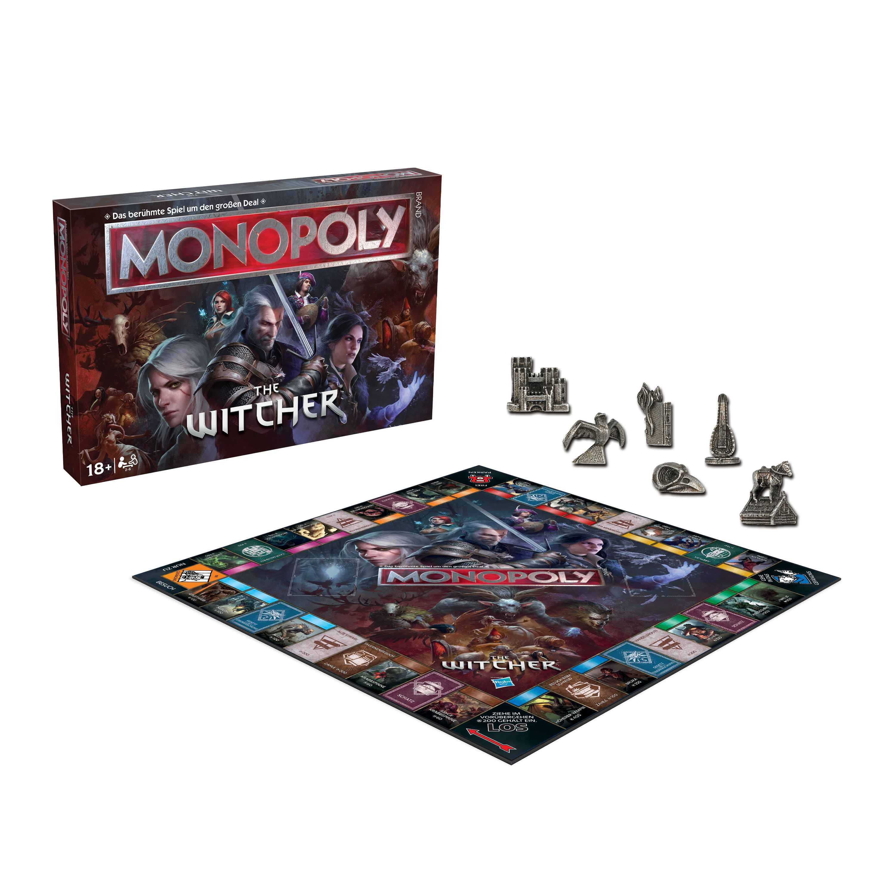 Monopoly - The Witcher Gesellschaftsspiel Brettspiel Spiel