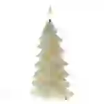 LED Kerze Tannenbaum Weihnachtsbaum Echtwachs 3D Flamme H: 16cm Timer creme LED Kerze Tannenbaum Weihnachtsbaum Echtwachs 3D Flamme H: 16cm Timer creme