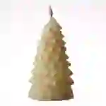 LED Kerze Tannenbaum Weihnachtsbaum Echtwachs 3D Flamme H: 20cm Timer creme LED Kerze Tannenbaum Weihnachtsbaum Echtwachs 3D Flamme H: 20cm Timer creme