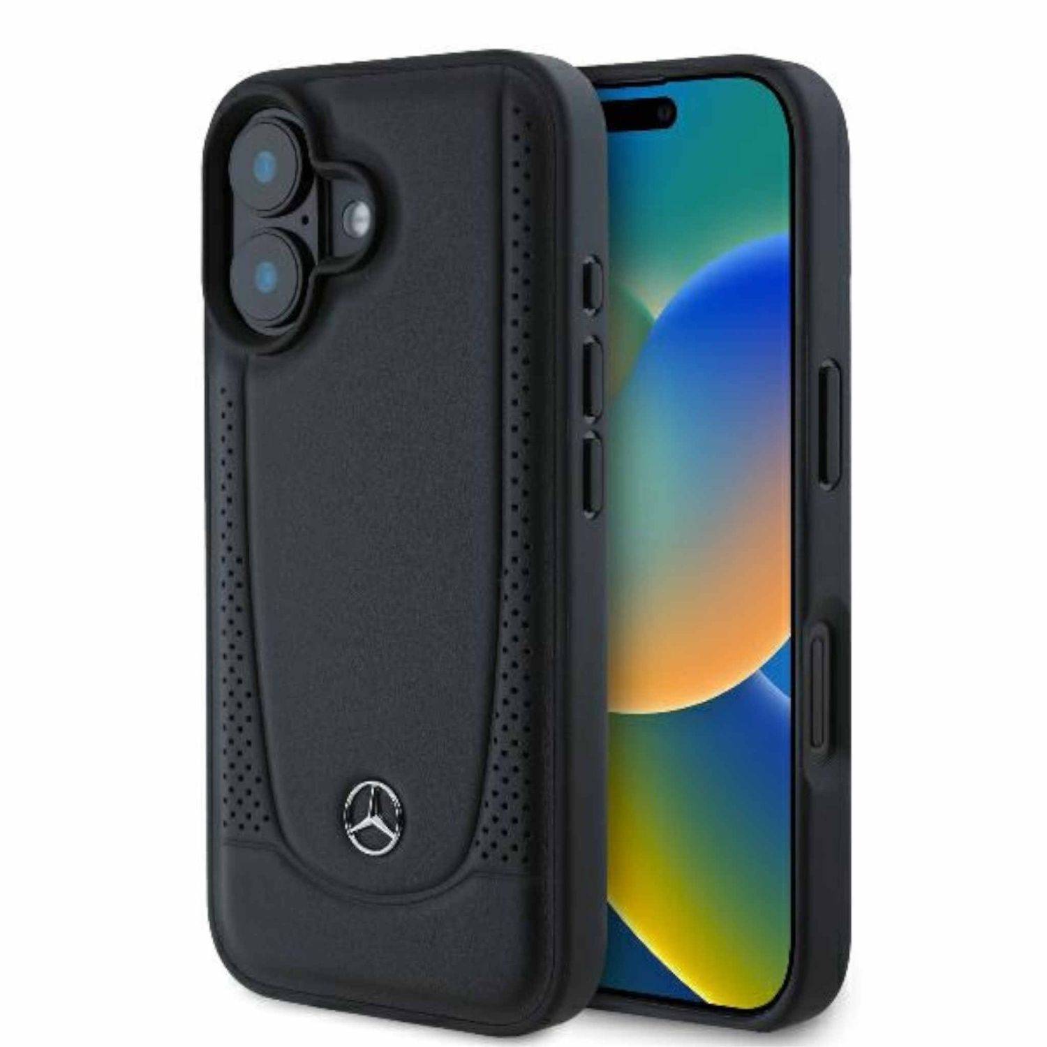 Mercedes Apple iPhone 16 Urban Schutzhülle Case Etui Schwarz