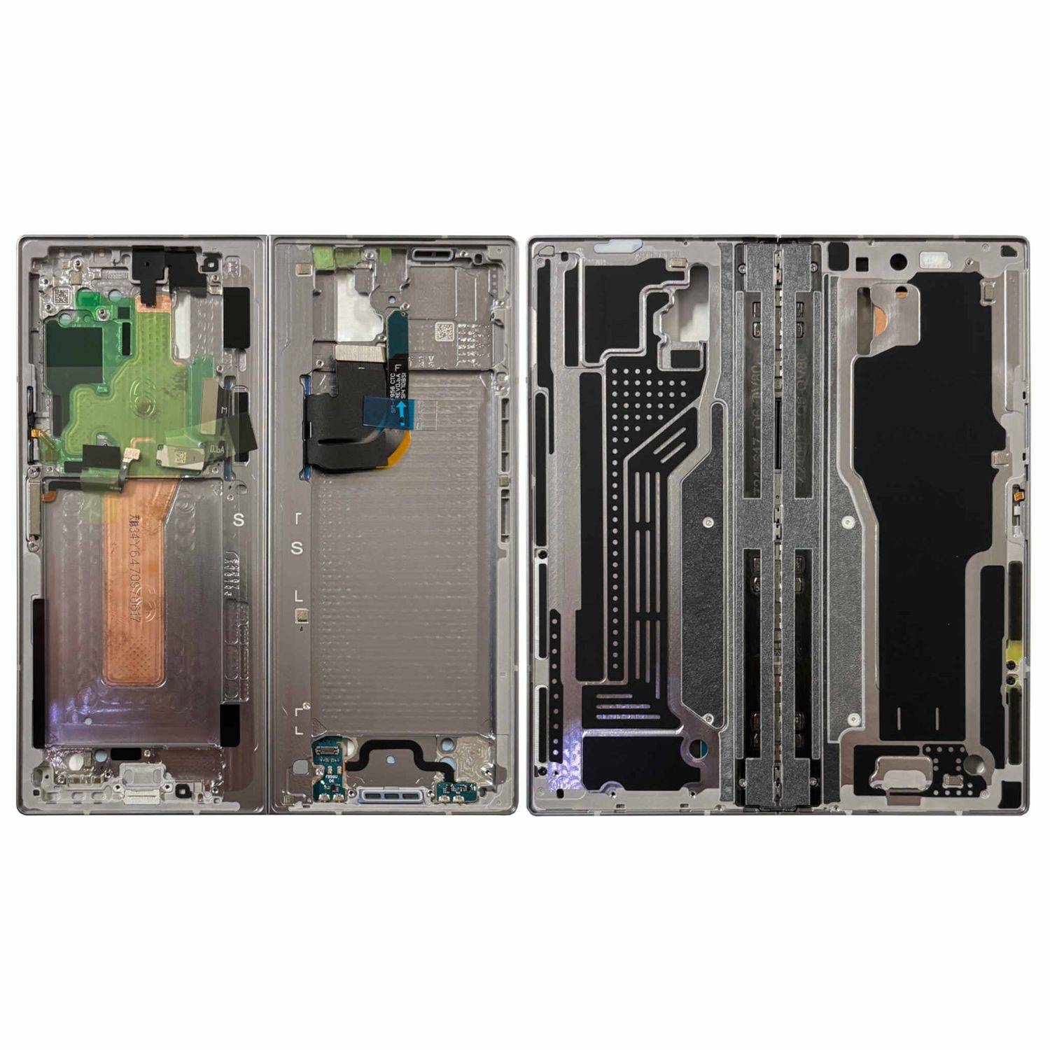 Samsung Display LCD Mittelrahmen für Galaxy Z Fold6 GH82-35044A Ersatz Silber