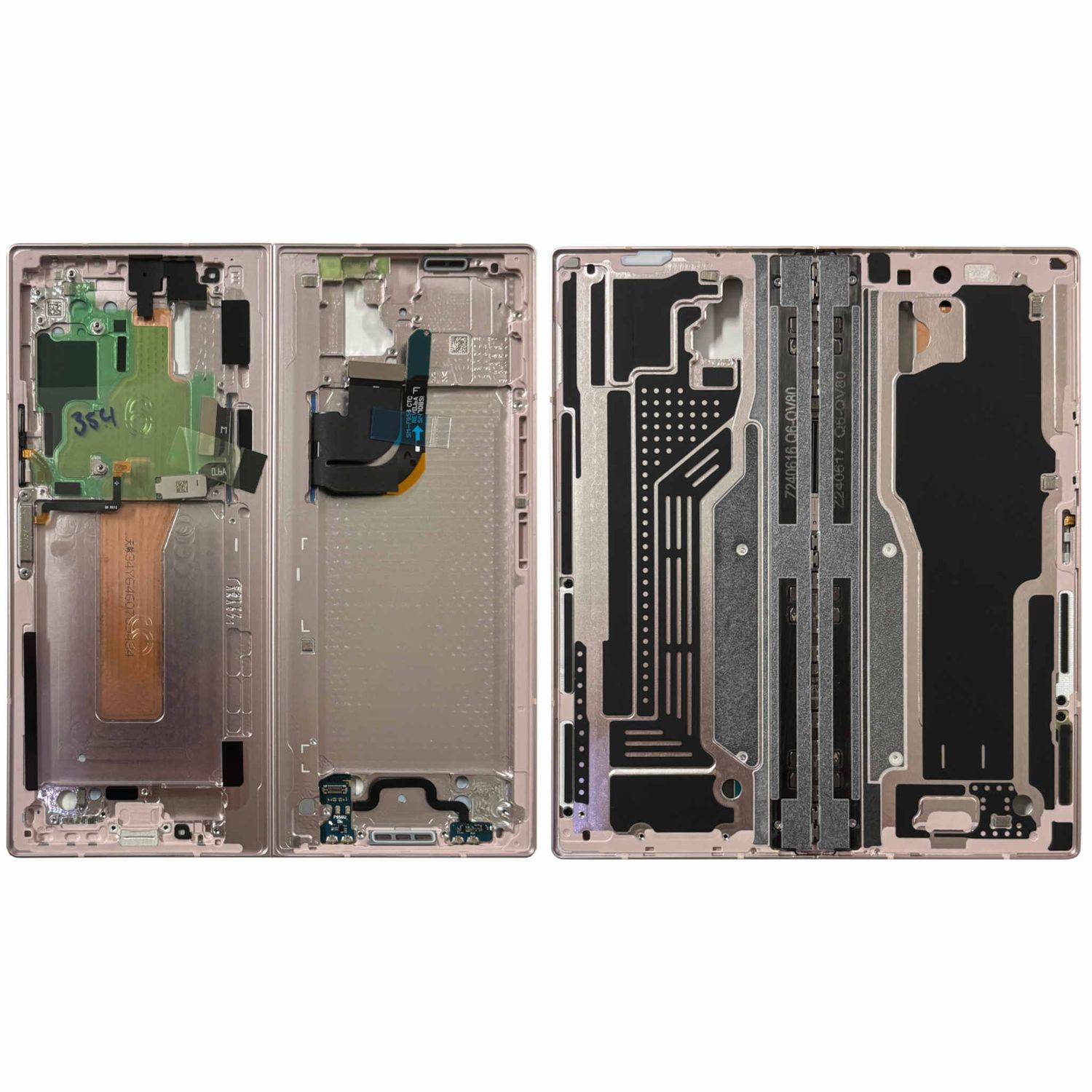 Samsung Display LCD Mittelrahmen für Galaxy Z Fold6 GH82-35044B Ersatzteil Pink