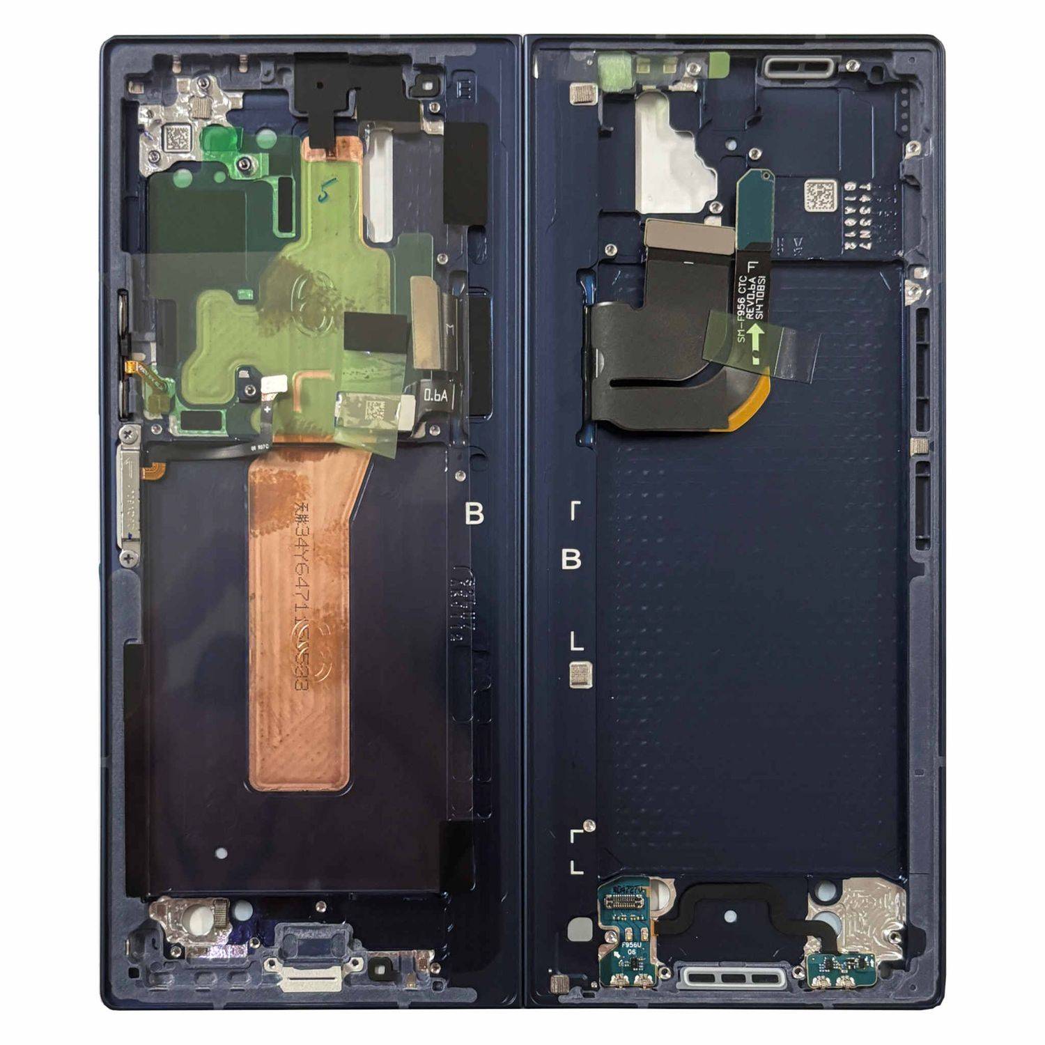 Samsung Display LCD Mittelrahmen für Galaxy Z Fold6 GH82-35044C Ersatzteil Navy