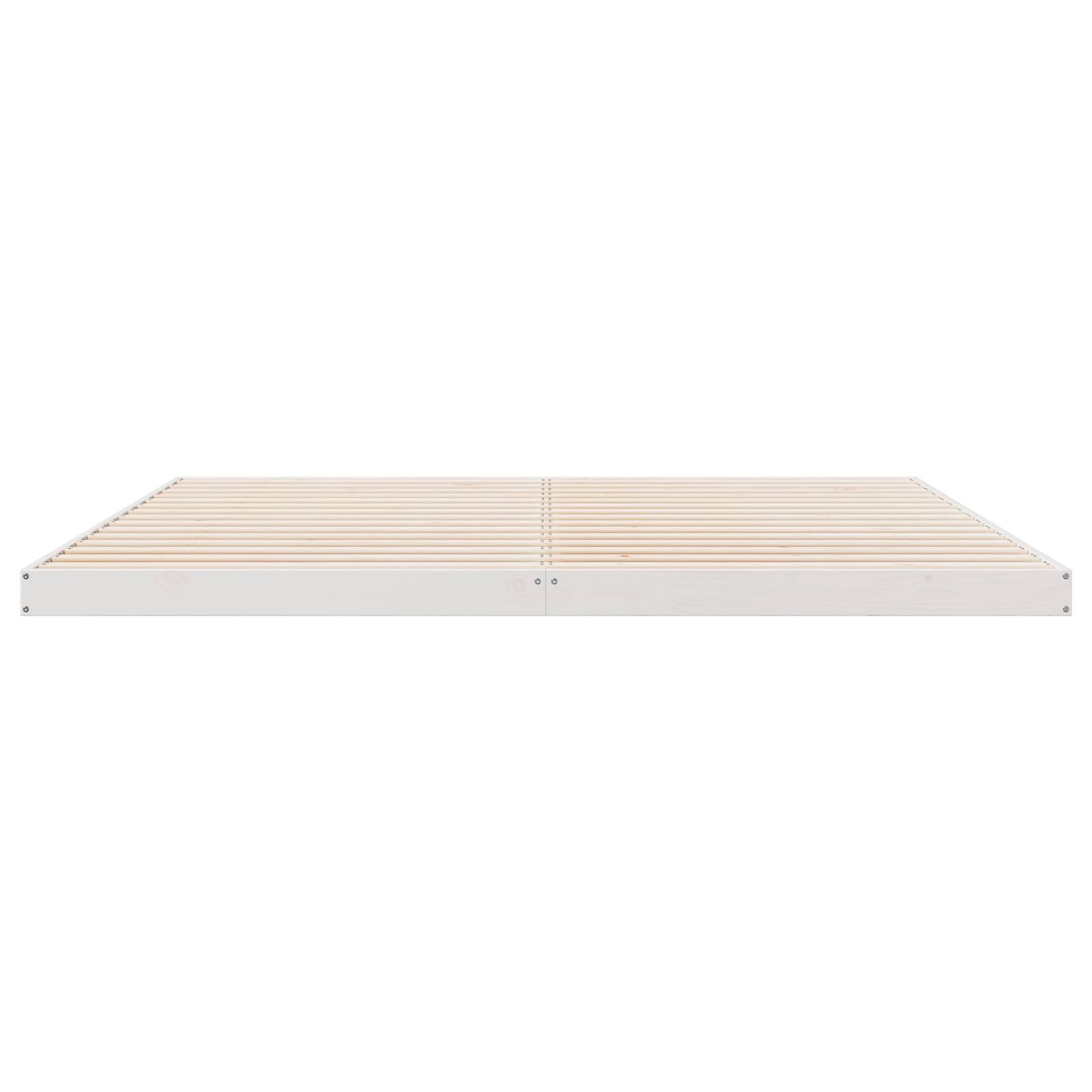 vidaXL Bodenbett 200x210 cm Massivholz Kiefer