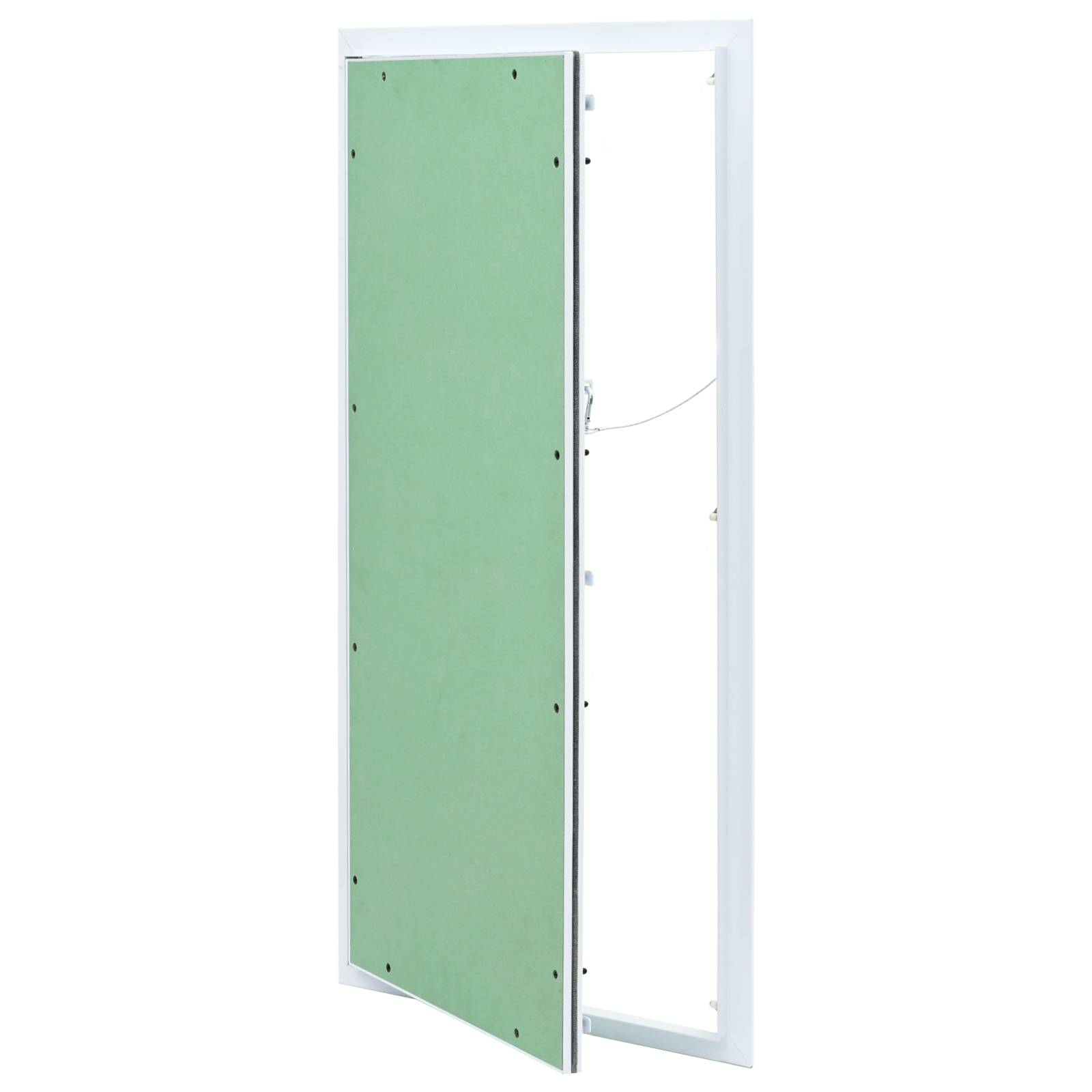 vidaXL Zugangsdeckel mit Alurahmen und Gipskartonplatte 400x800 mm