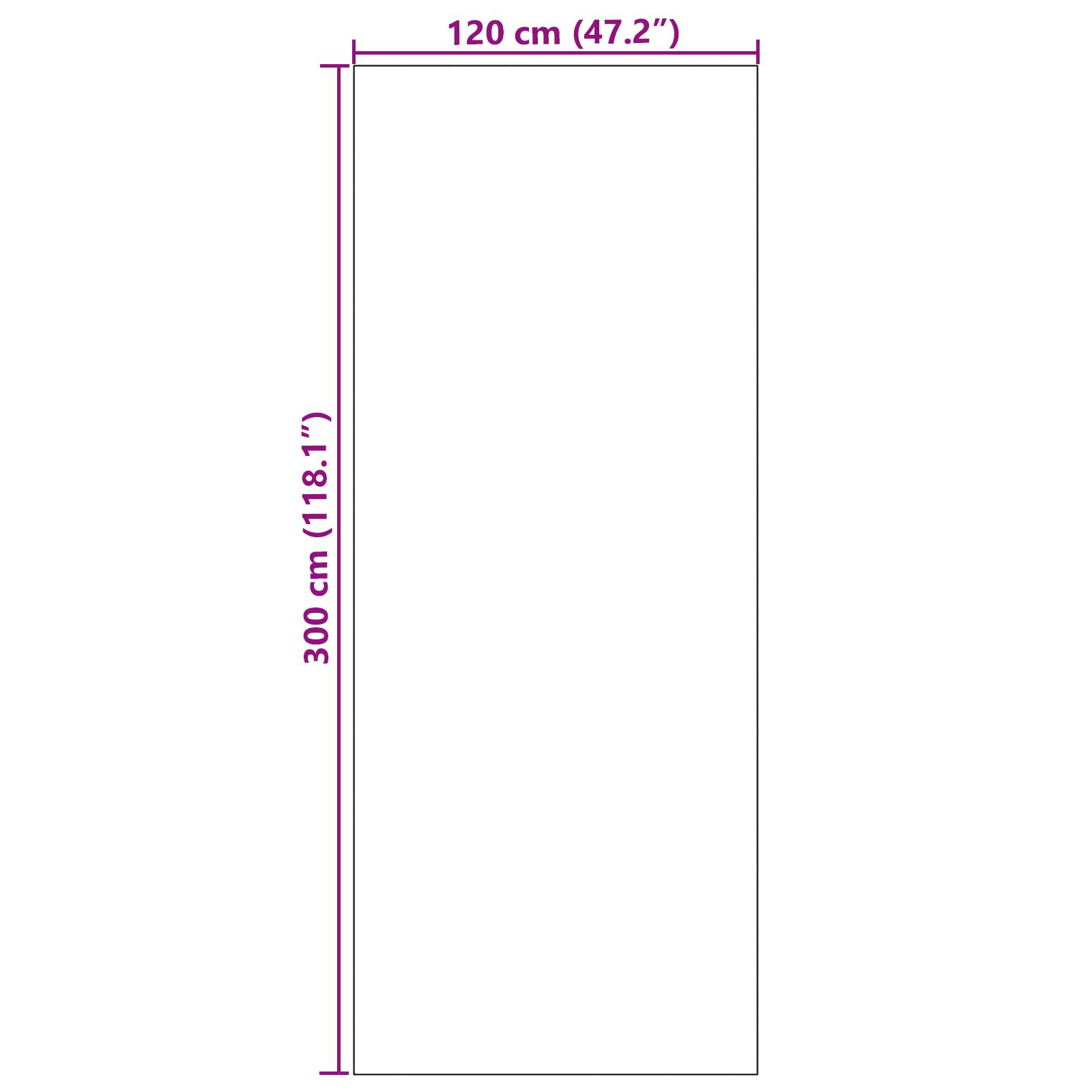 vidaXL Fußmatte Waschbar Rosa 120x300 cm