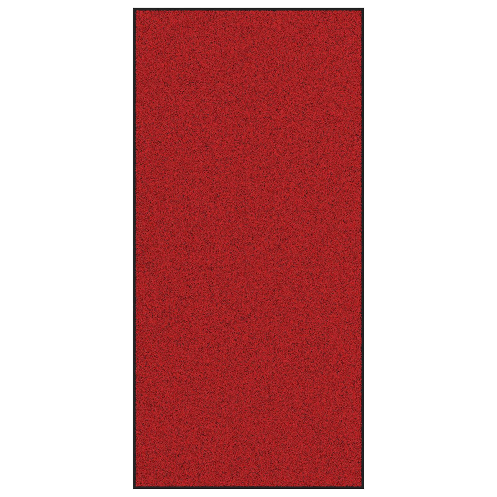 vidaXL Fußmatte Waschbar Rot 120x250 cm