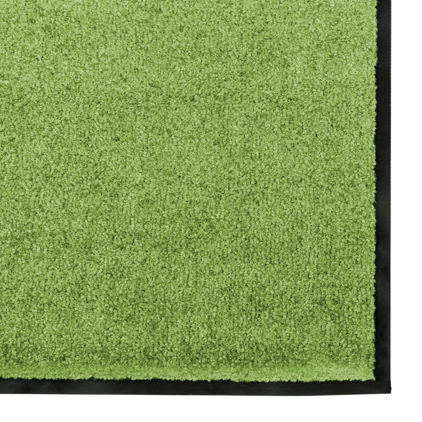 vidaXL Fußmatte Waschbar Grün 120x250 cm