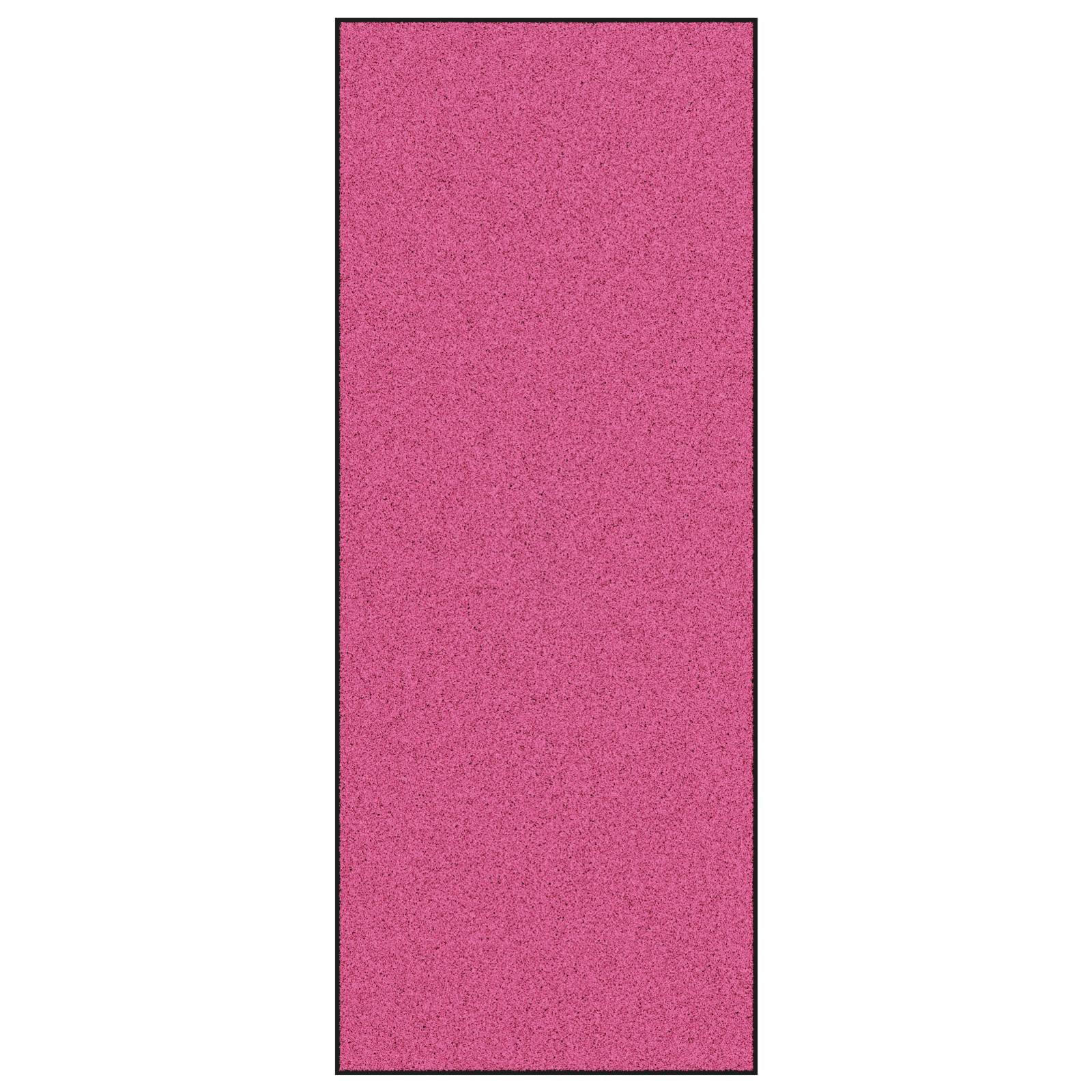 vidaXL Fußmatte Waschbar Rosa 120x300 cm