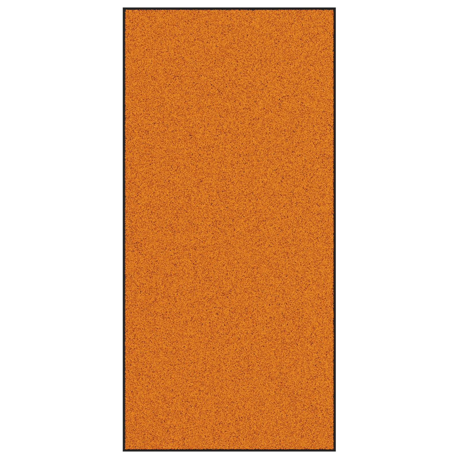 vidaXL Fußmatte Waschbar Orange 120x250 cm