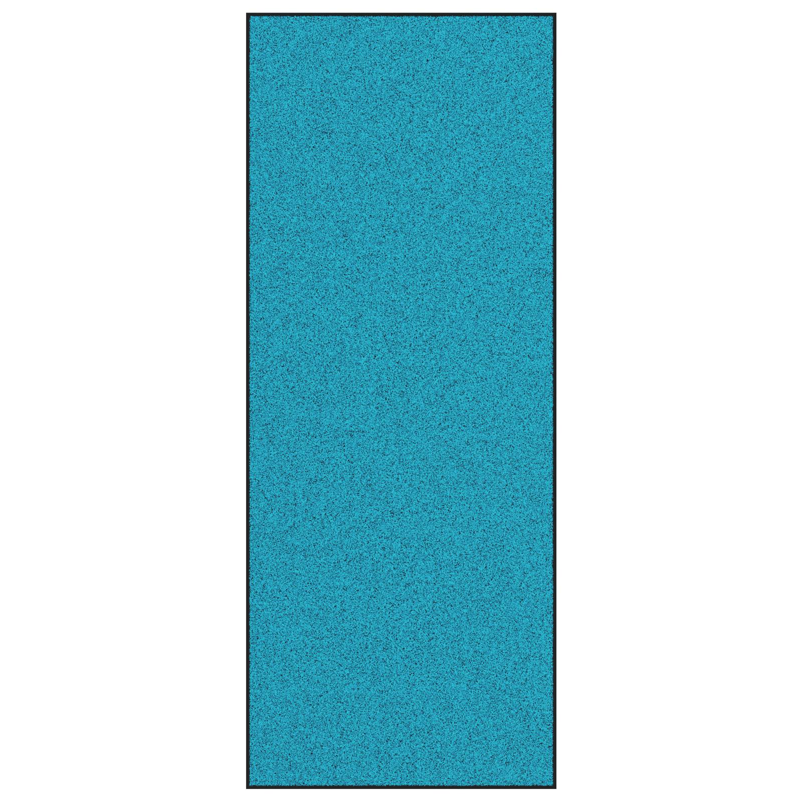 vidaXL Fußmatte Waschbar Zyan 120x300 cm