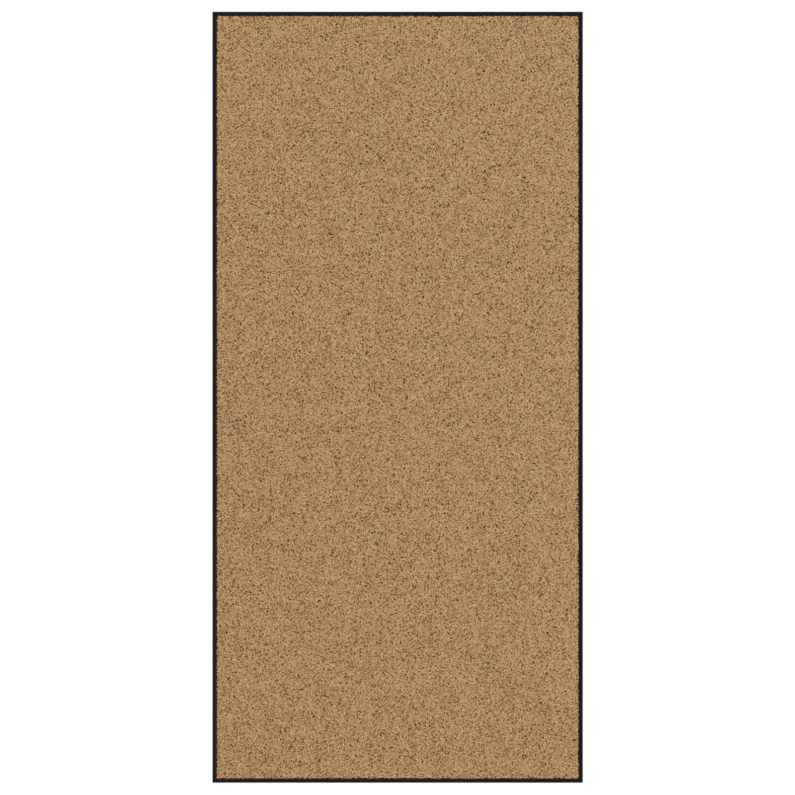 vidaXL Fußmatte Waschbar Creme 120x250 cm