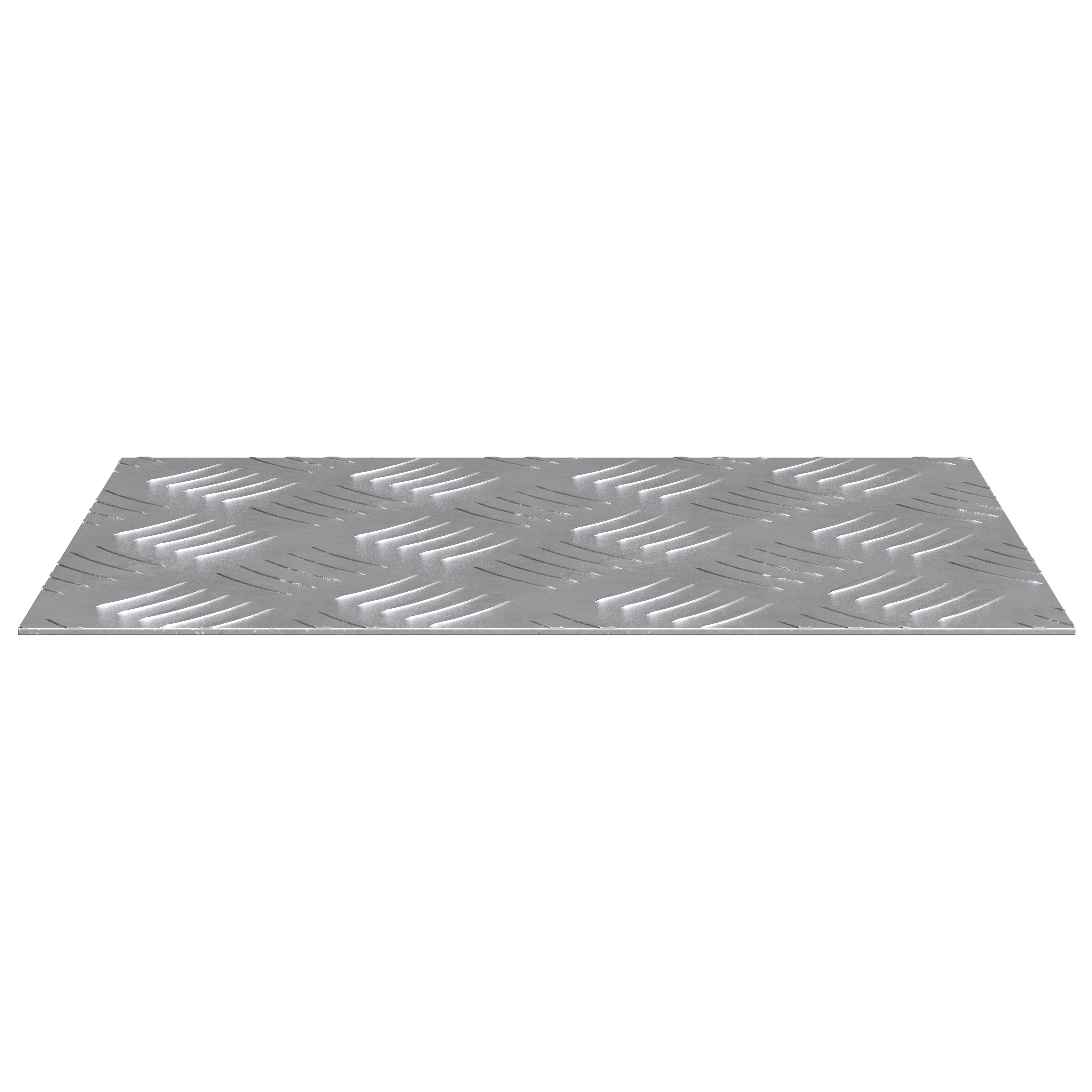 vidaXL Aluminium-Riffelbleche 4 Stk. Rutschfest 30x20 cm