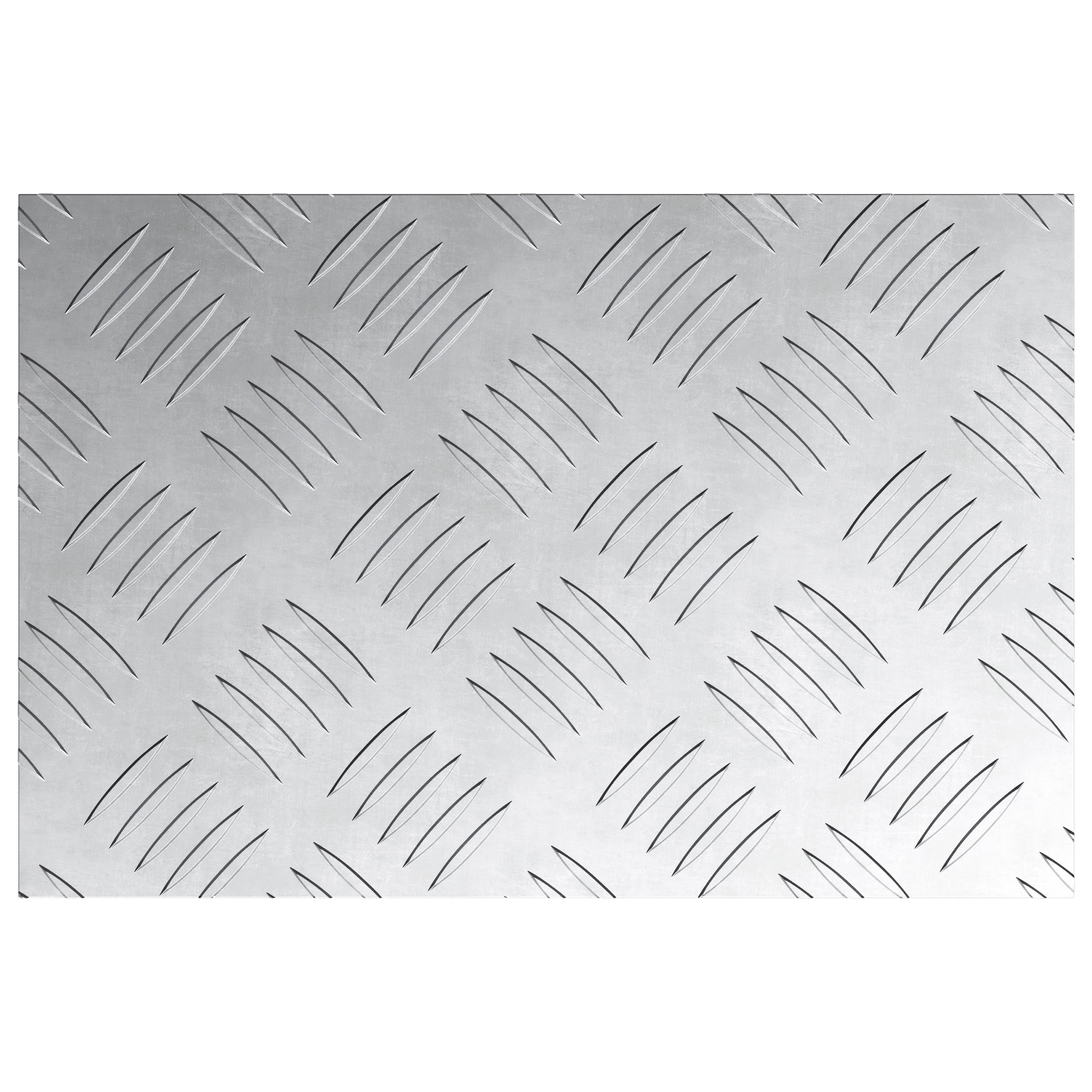vidaXL Aluminium-Riffelbleche 4 Stk. Rutschfest 30x20 cm