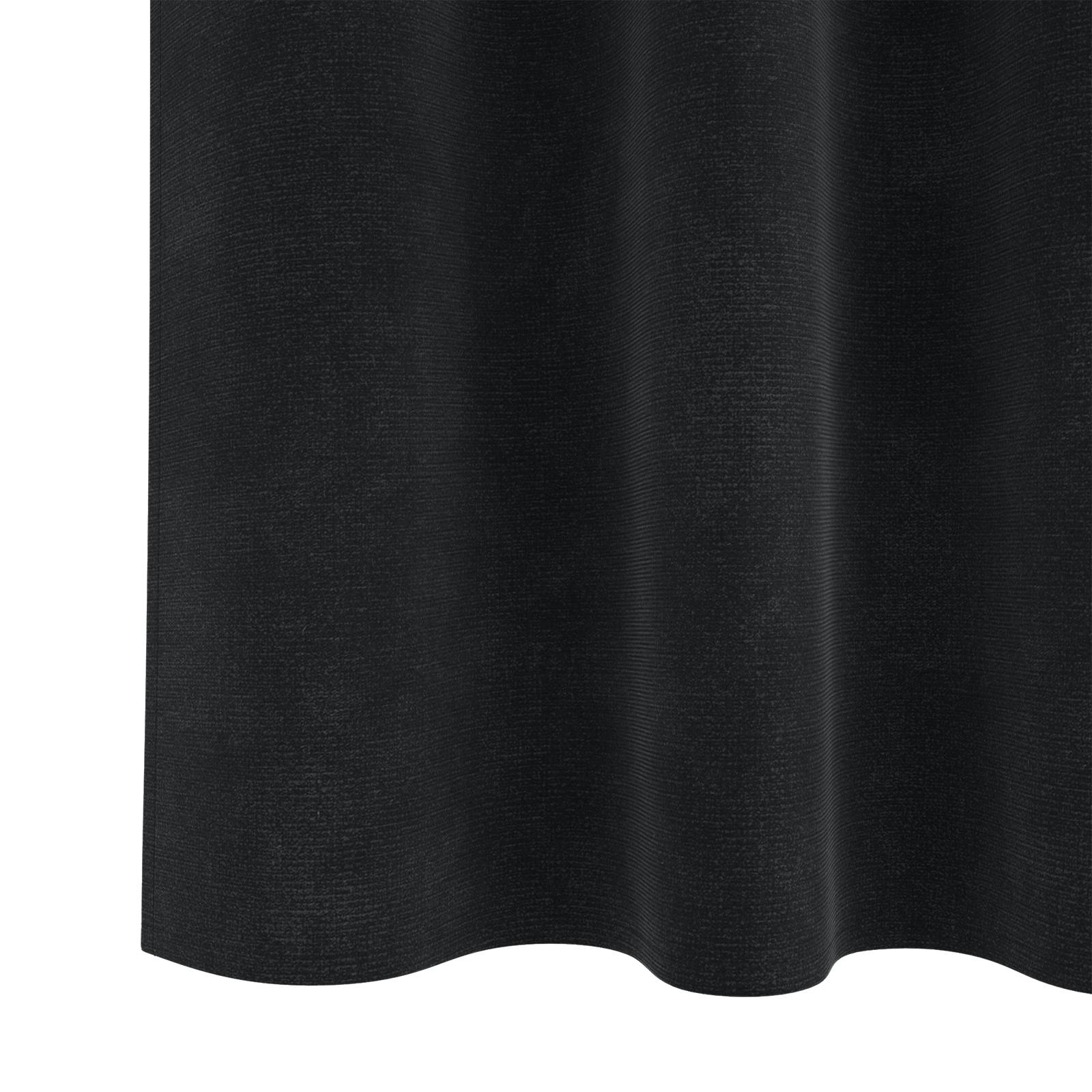 vidaXL Verdunkelungsvorhänge mit Klettband 2 Stk. Schwarz Samt