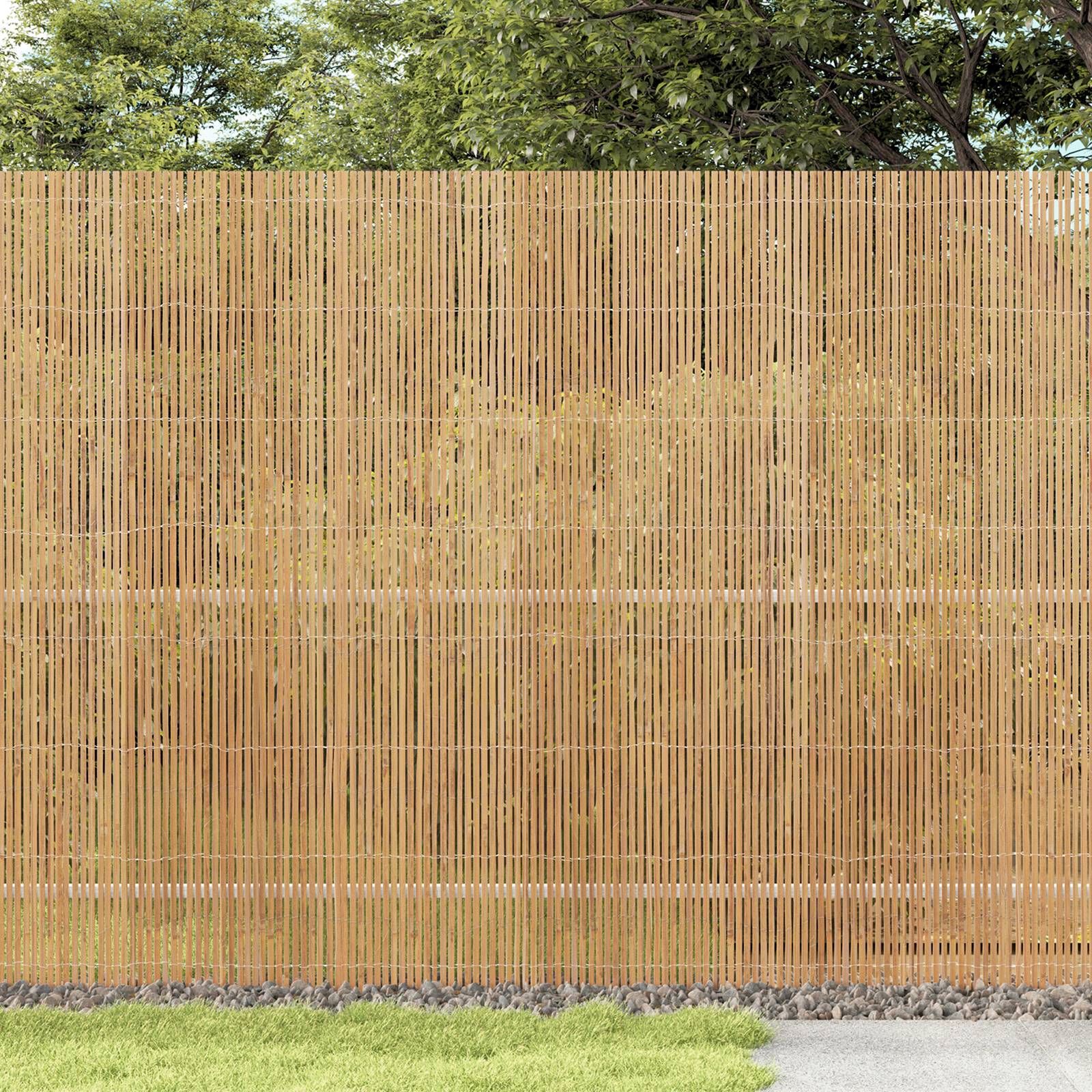 vidaXL Bambuszaun 400x180 cm