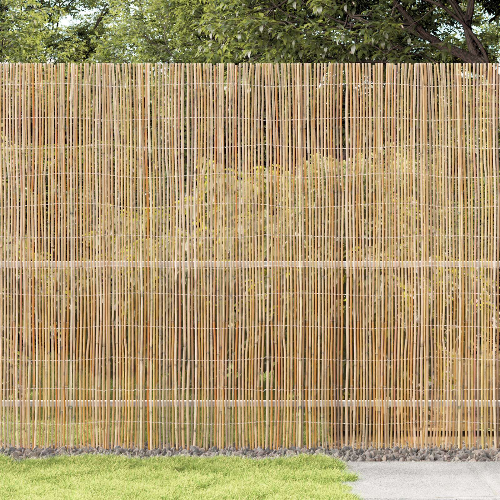 vidaXL Bambuszaun 500x180 cm
