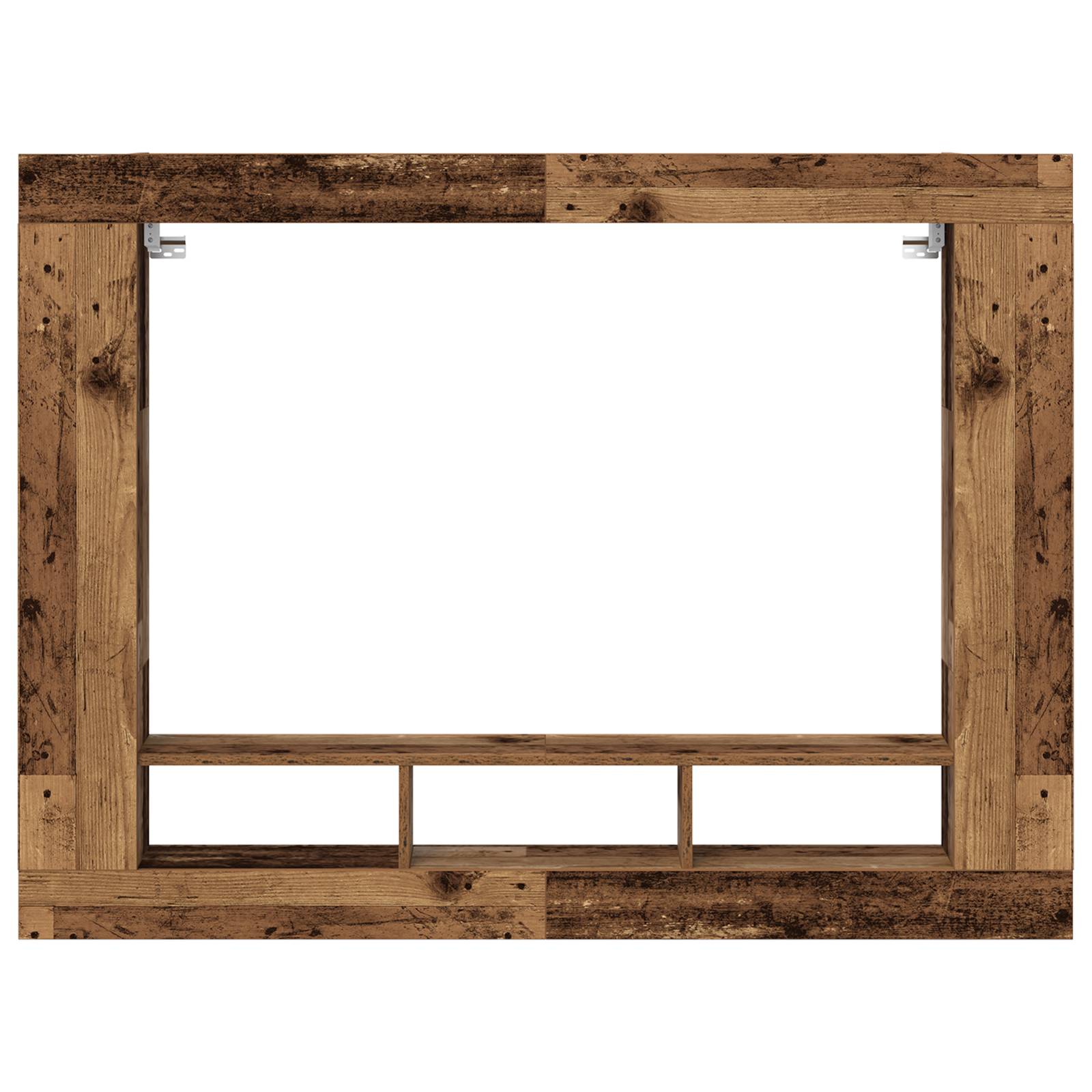 vidaXL TV-Wandschrank Altholz 152x22x113 cm
