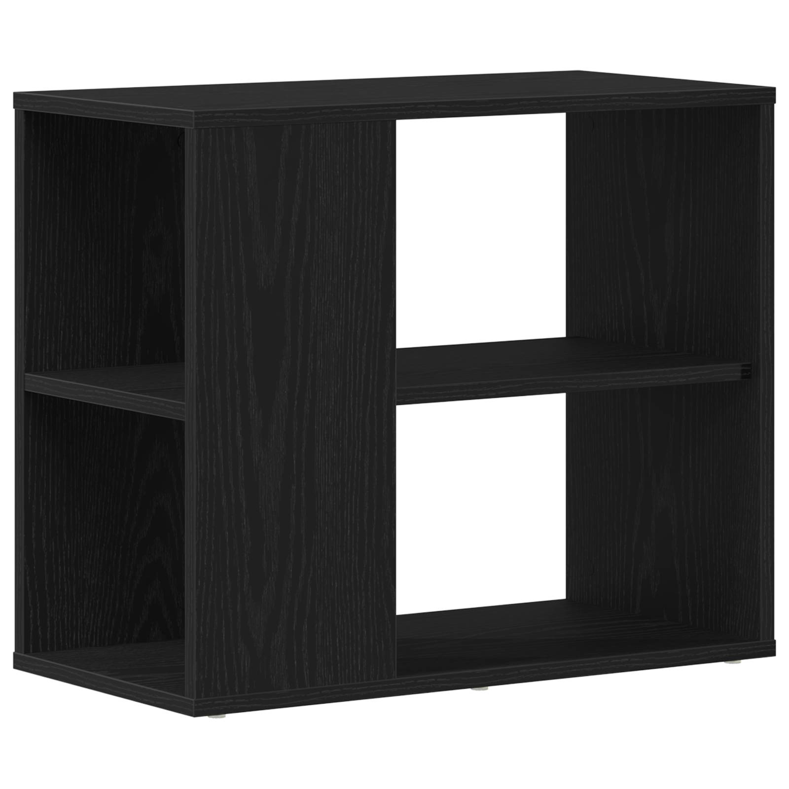 vidaXL Sideboard in schwarzer Eiche, 60x30x50 cm, aus Holzwerkstoff
