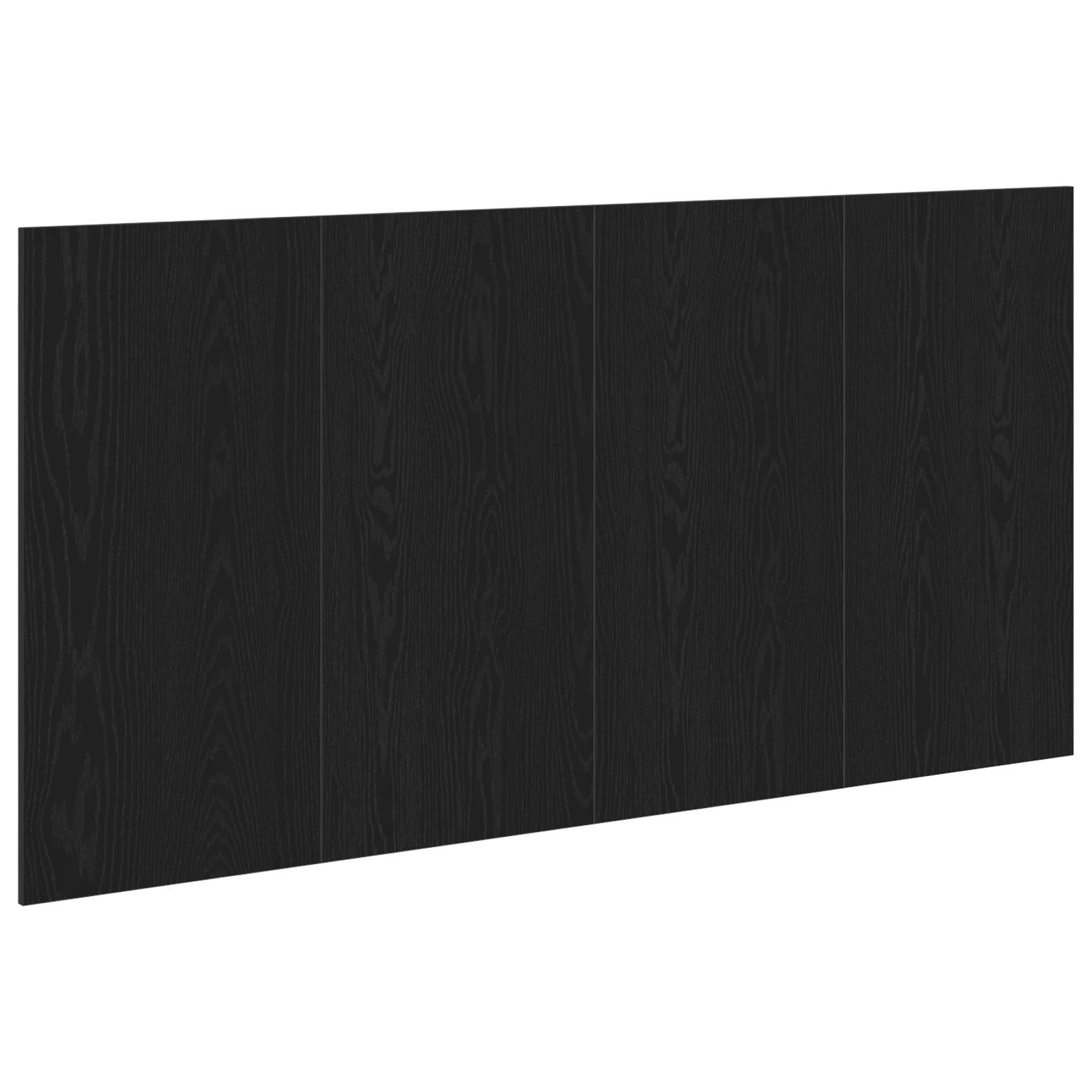 vidaXL Kopfteil Schwarz Eiche 160x1,5x80 cm Möbelholz