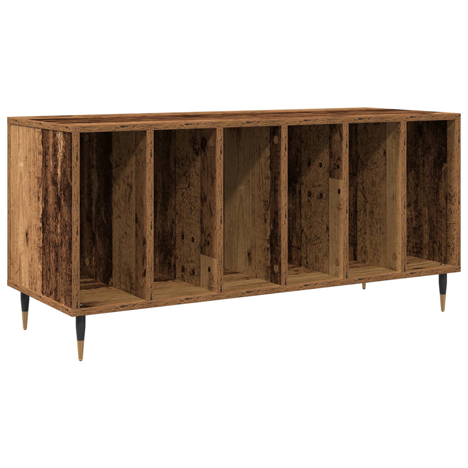 vidaXL Schallplattenschrank Altholz 100x38x48 cm Holzwerkstoff