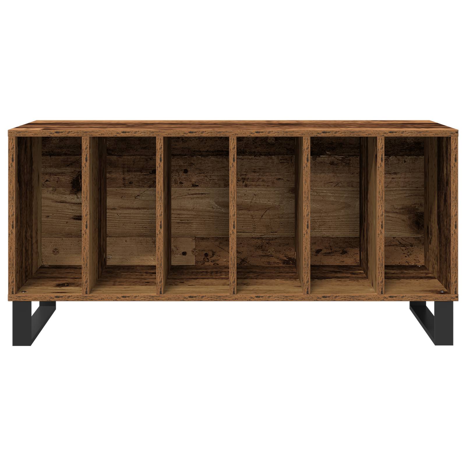 vidaXL Schallplattenschrank Altholz 100x38x48 cm Holzwerkstoff