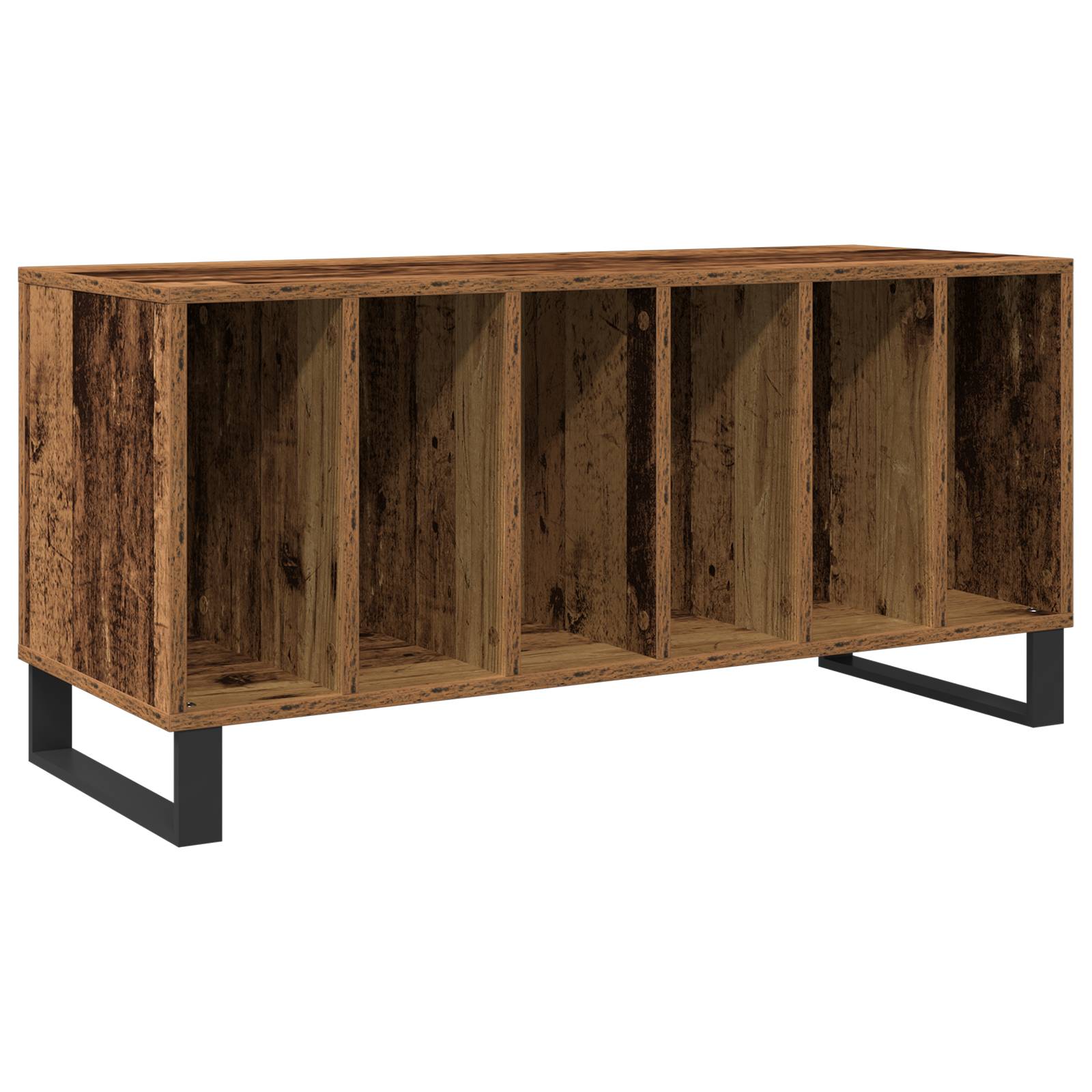 vidaXL Schallplattenschrank Altholz 100x38x48 cm Holzwerkstoff