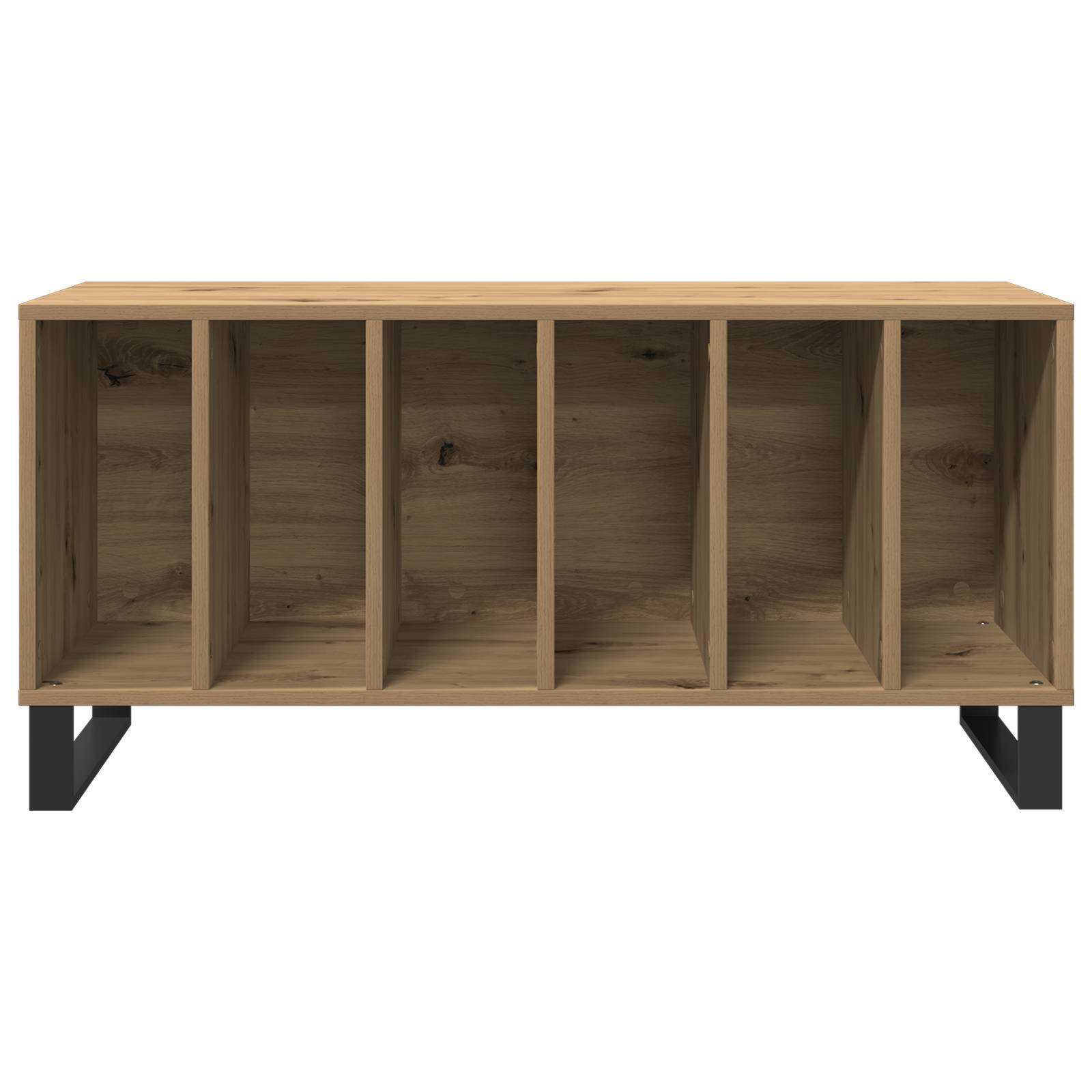 vidaXL Schallplattenschrank Artisan Eiche 100x38x48 cm Holzwerkstoff