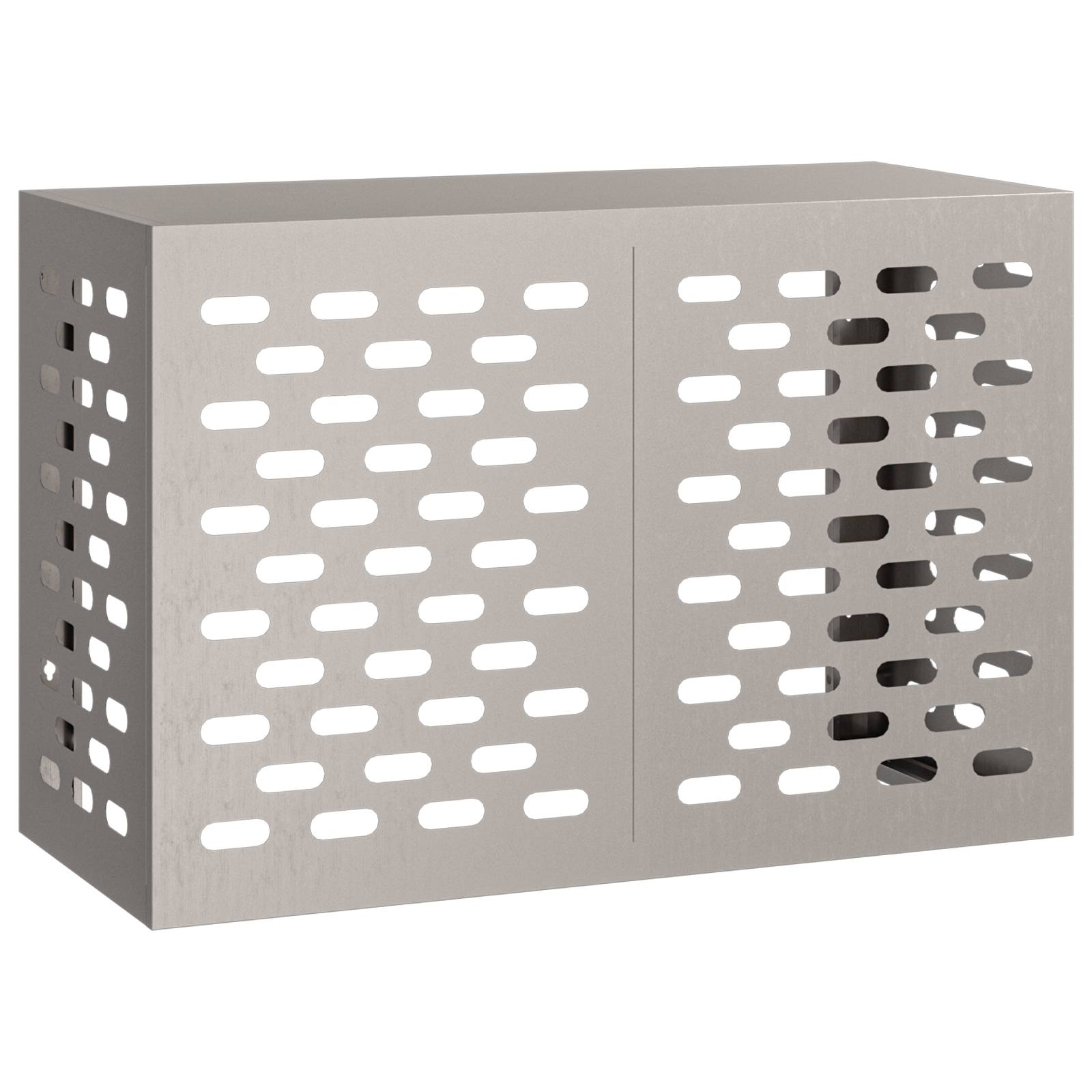 vidaXL Klimaanlagenabdeckung 90x40x60 cm Cortenstahl