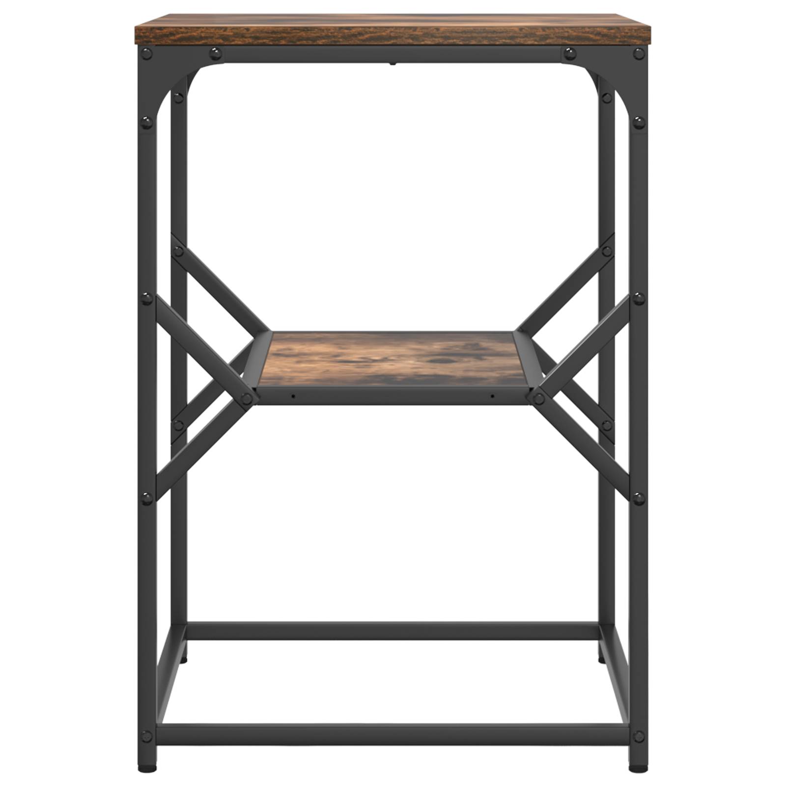 vidaXL Beistelltisch Räuchereiche 41x40x60 cm Holzwerkstoff