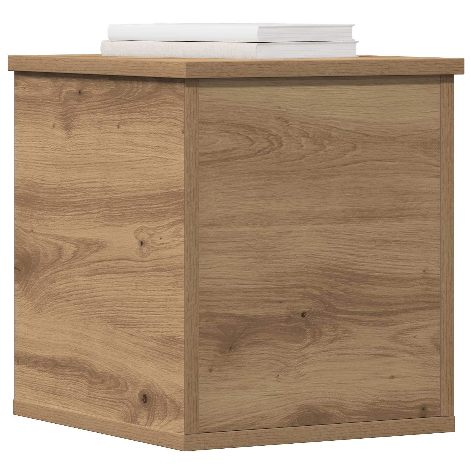 vidaXL Aufbewahrungsbox Artisan Eiche 30x35x35 cm Holzwerkstoff