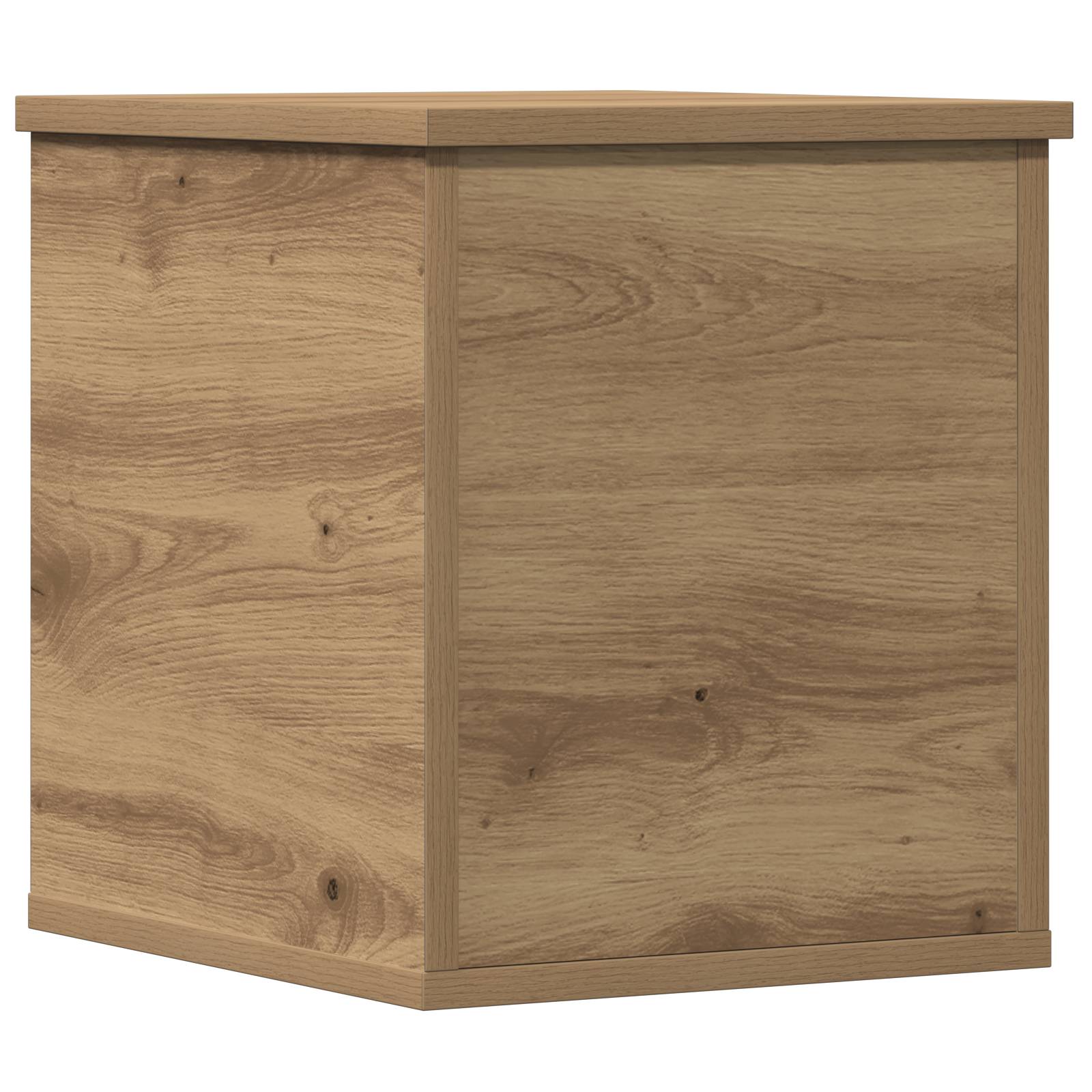 vidaXL Aufbewahrungsbox Artisan Eiche 30x35x35 cm Holzwerkstoff