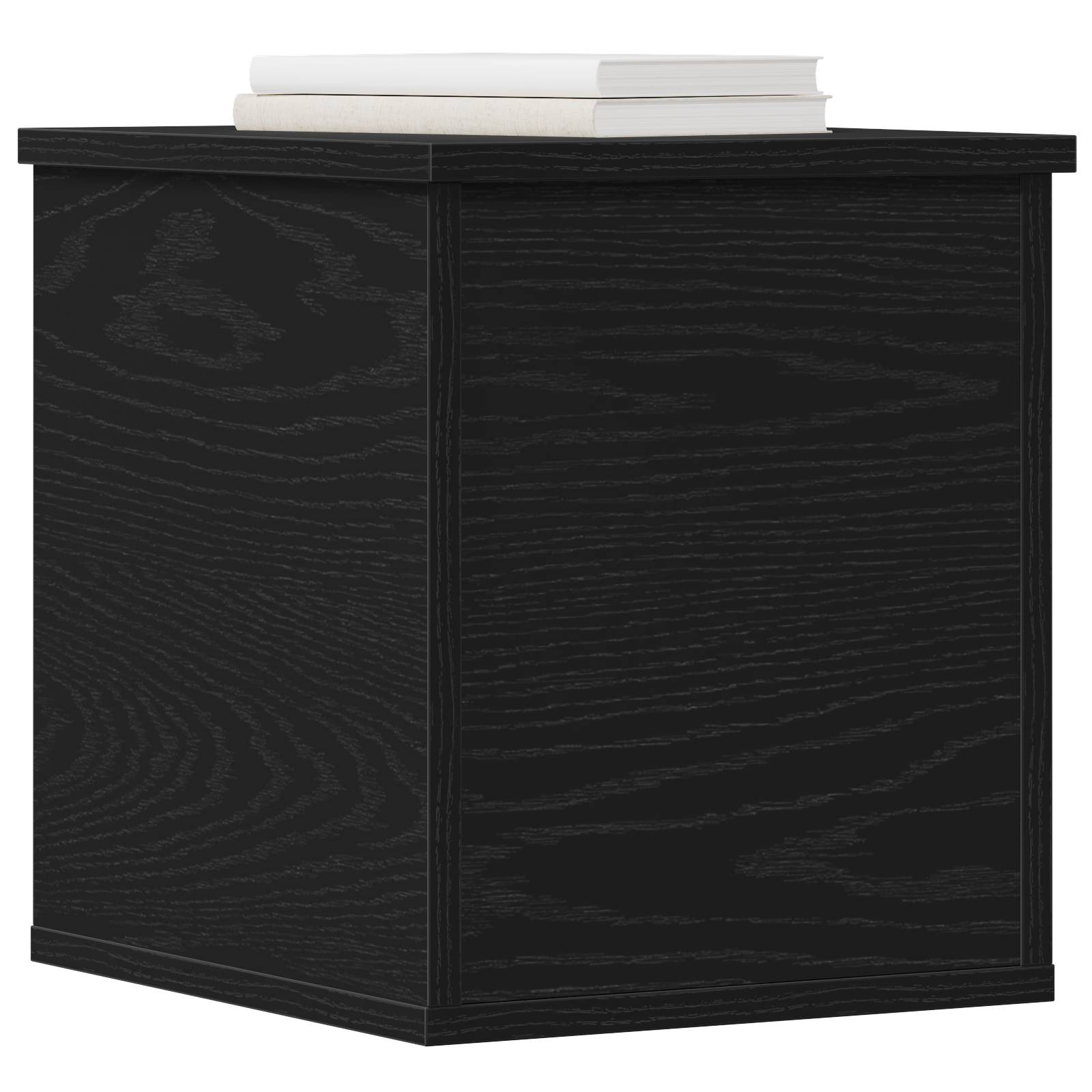 vidaXL Aufbewahrungsbox Schwarz Eiche 30x35x35 cm Holzwerkstoff
