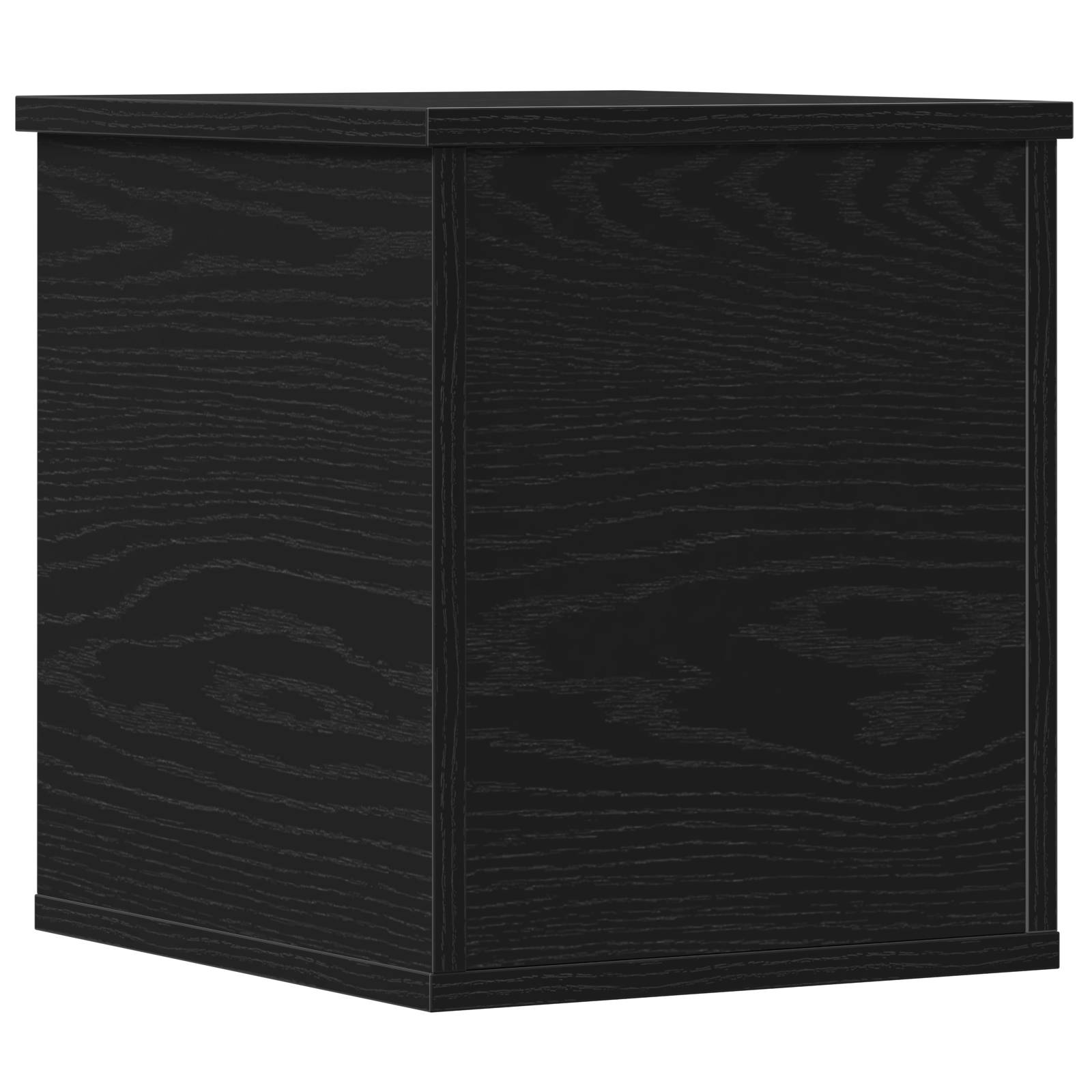 vidaXL Aufbewahrungsbox Schwarz Eiche 30x35x35 cm Holzwerkstoff