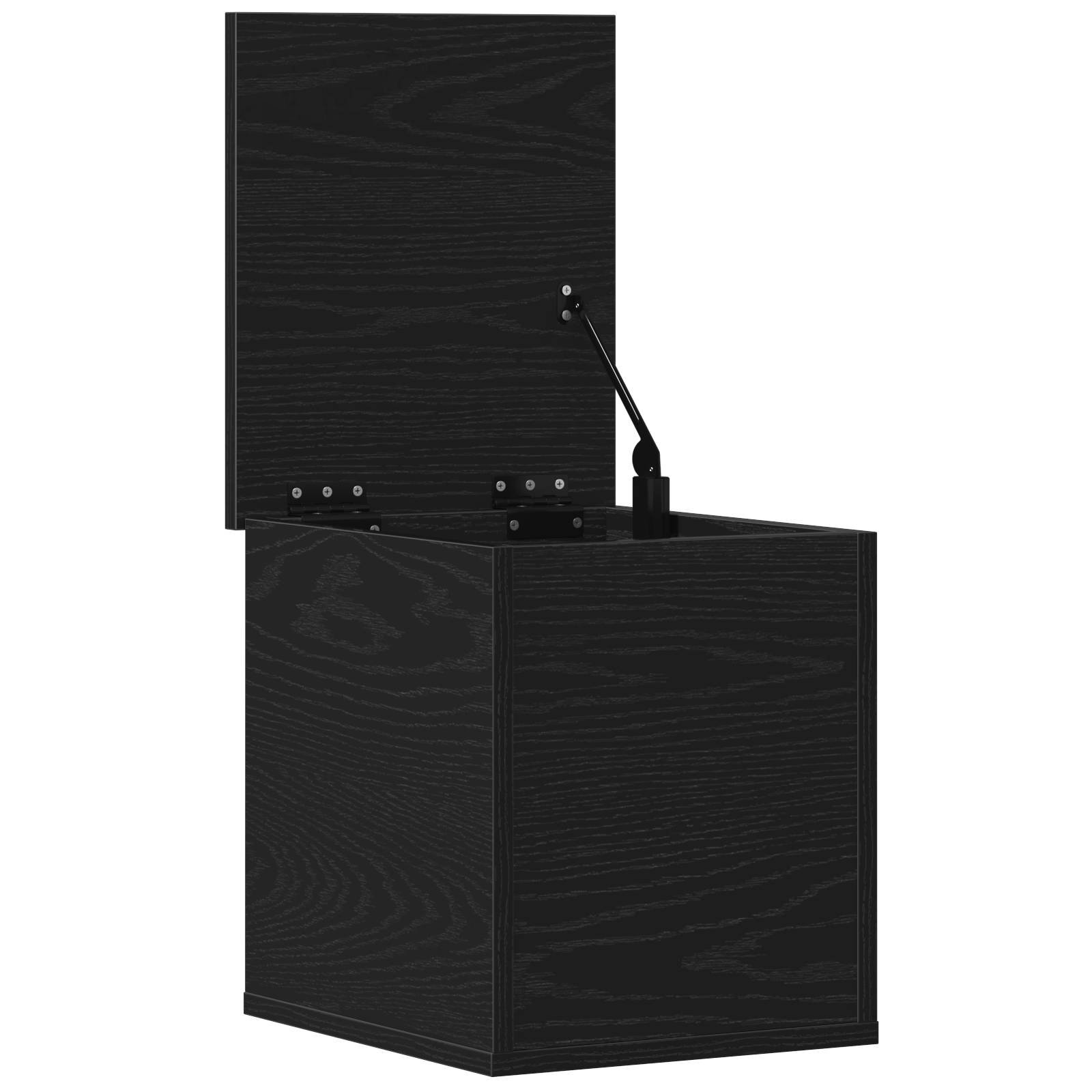 vidaXL Aufbewahrungsbox Schwarz Eiche 30x35x35 cm Holzwerkstoff