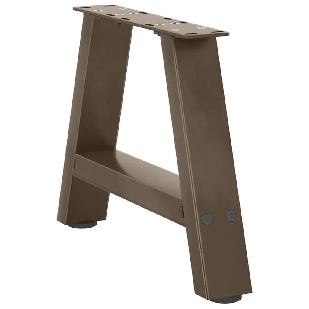 vidaXL Couchtischbeine A-Form 2 Stk. 30x(30-31) cm Stahl