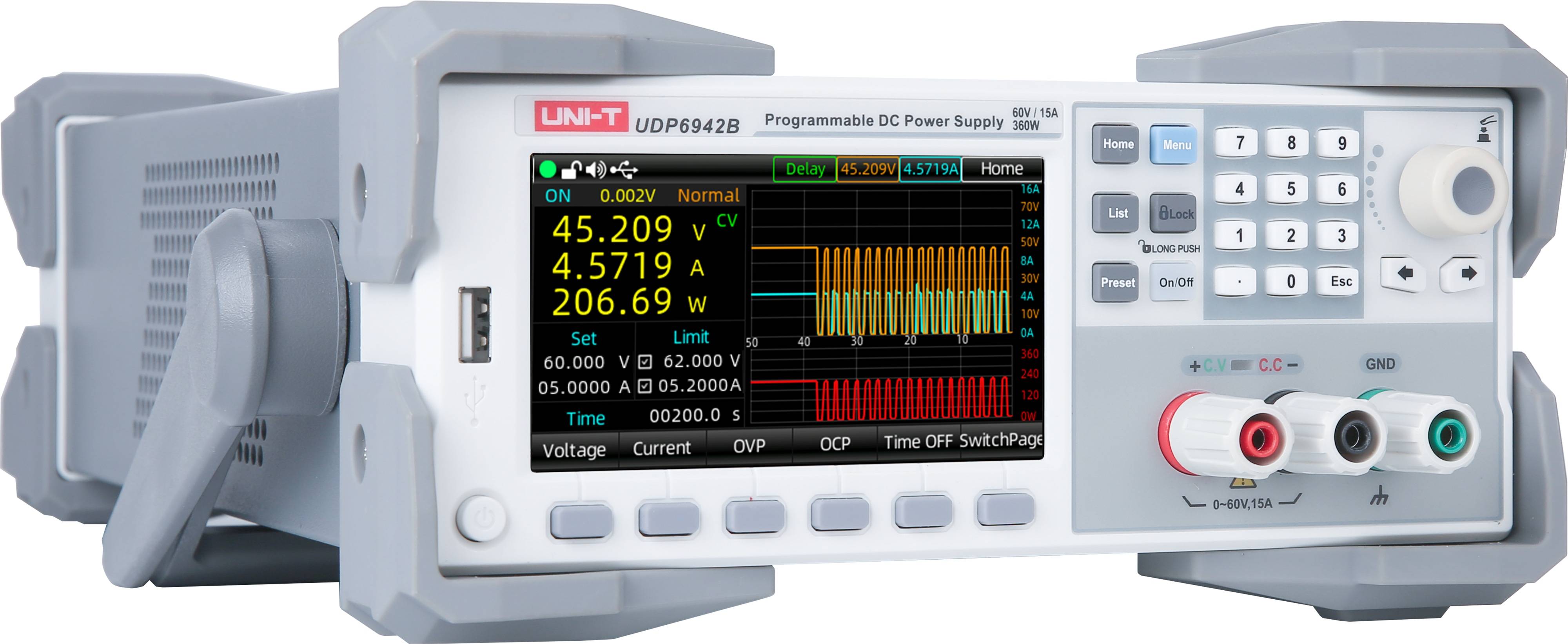 UNI-T Labornetzgerät, UDP6942B, 1 Kanal, programmierbar, 360 W