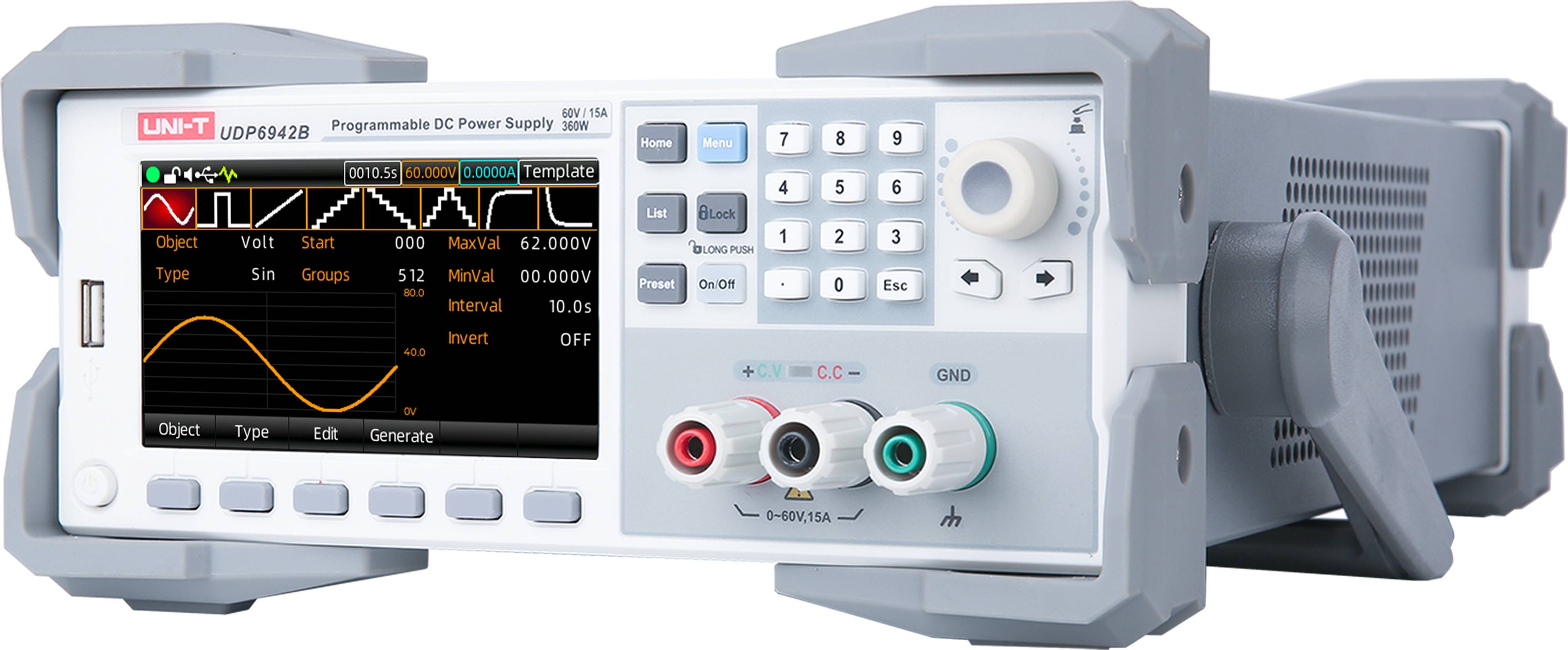 UNI-T Labornetzgerät, UDP6942B, 1 Kanal, programmierbar, 360 W