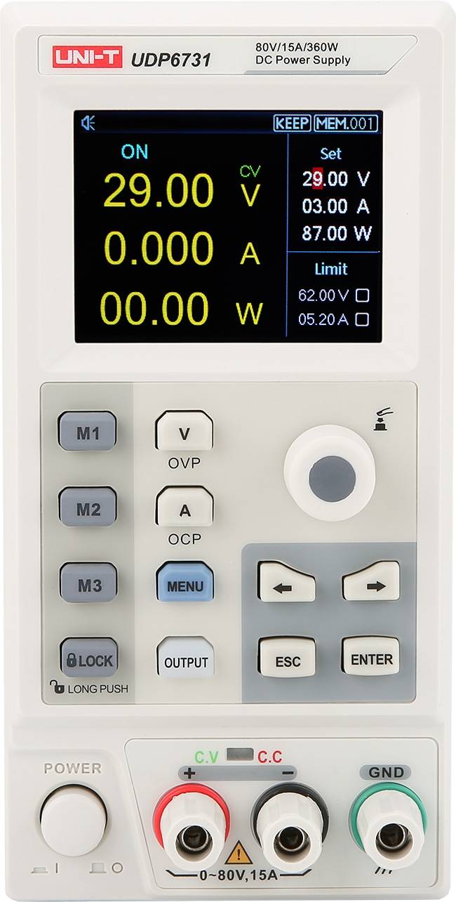 UNI-T Labornetzteil, UDP6730, 1 Kanal, programmierbar, 360 W