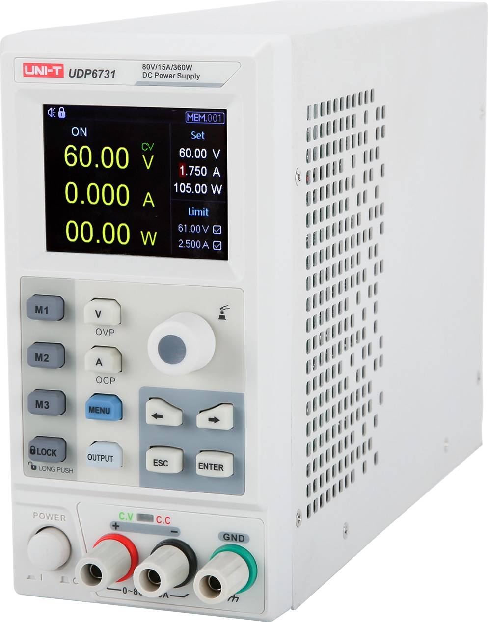 UNI-T Labornetzteil, UDP6730, 1 Kanal, programmierbar, 360 W