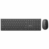 Alogic Echelon BT Wireless Mouse+ Keyboard German Black - Tastatur - QWERTZ