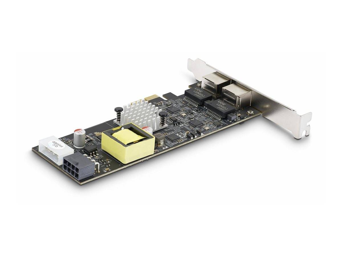 StarTech.com Startech 2-Port 2.5Gbps PoE Network Card, IntelI225-V - 802.3af/at