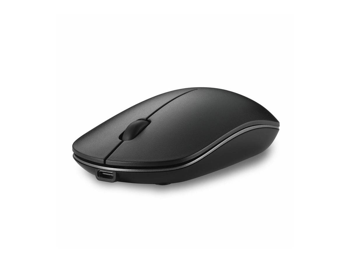 Kensington MY230 EQ - Maus - wiederaufladbar - rechts- und linkshändig - 3 Tasten - kabellos - 2.4 GHz, Bluetooth 5.0 - kabelloser Empfänger (USB)