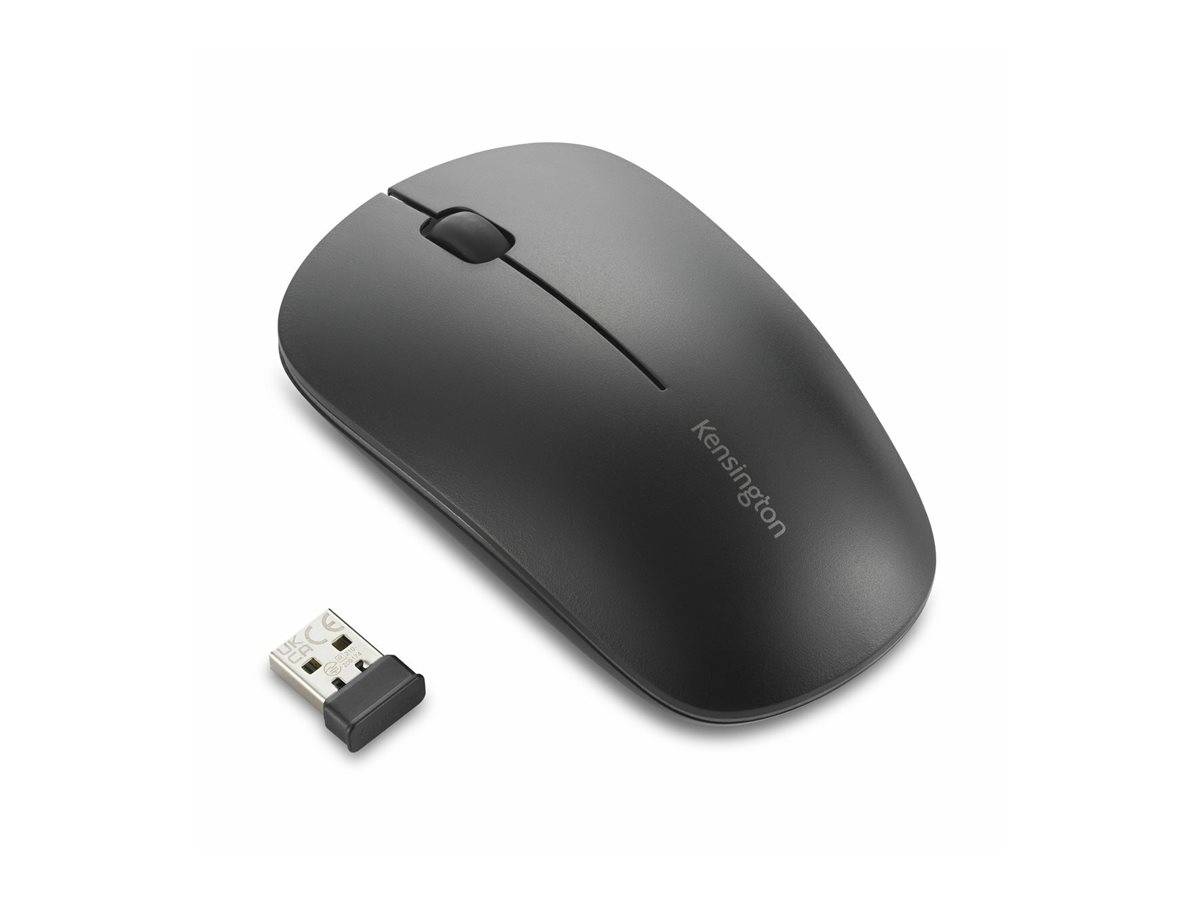 Kensington MY230 EQ - Maus - wiederaufladbar - rechts- und linkshändig - 3 Tasten - kabellos - 2.4 GHz, Bluetooth 5.0 - kabelloser Empfänger (USB)