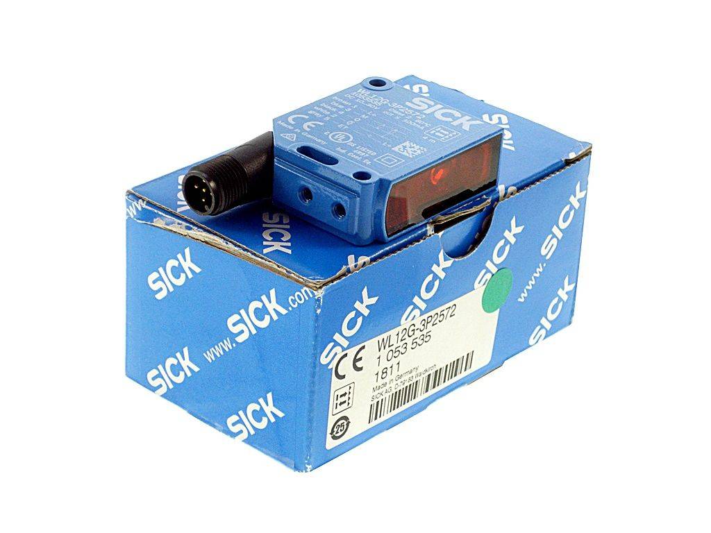 SICK WL12G-3P2572 (W12G: Reflexions-Lichtschranke, Autokollimation, 10V-30V DC)