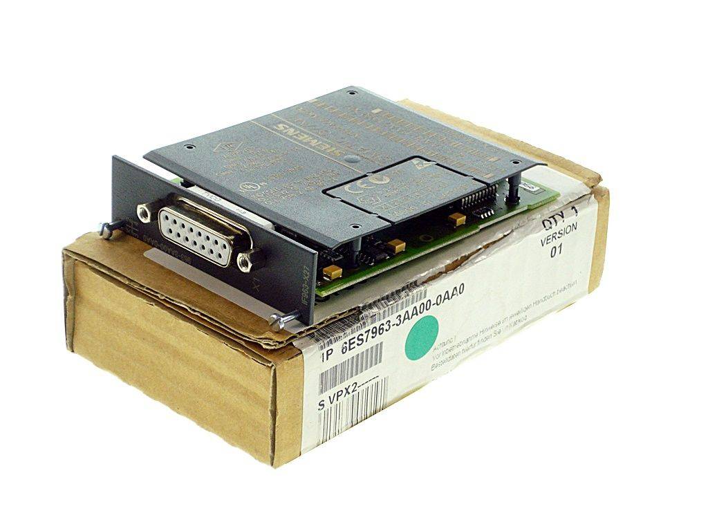 SIEMENS 6ES7 963-3AA00-0AA0 (EAN:4019169010191)